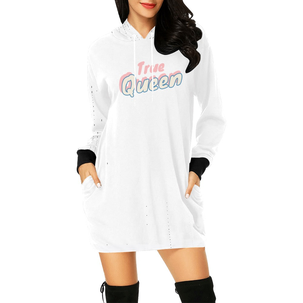 True Queen Hoodie Mini Dress