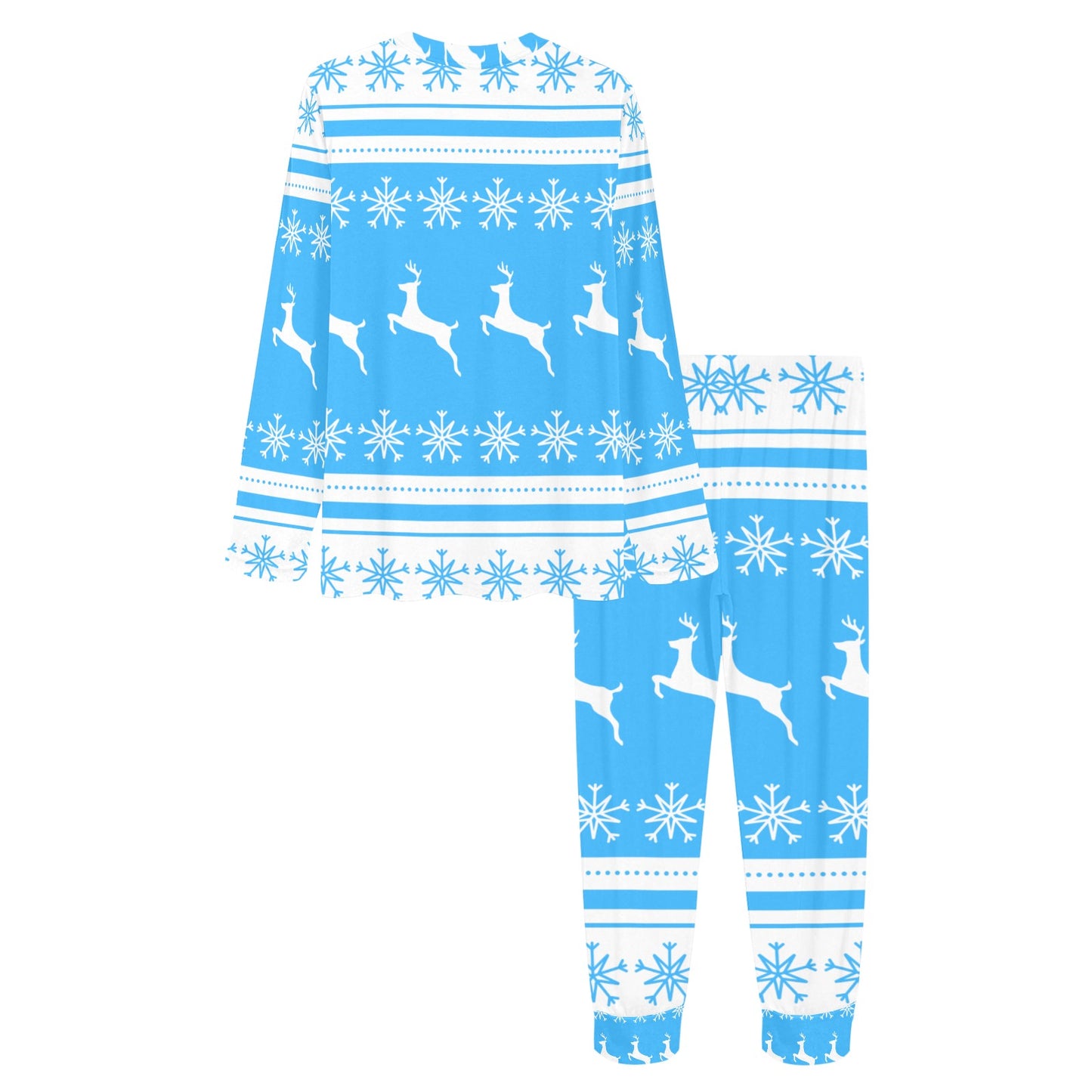 Deers In The Snow Christmas Women's Pajama Set