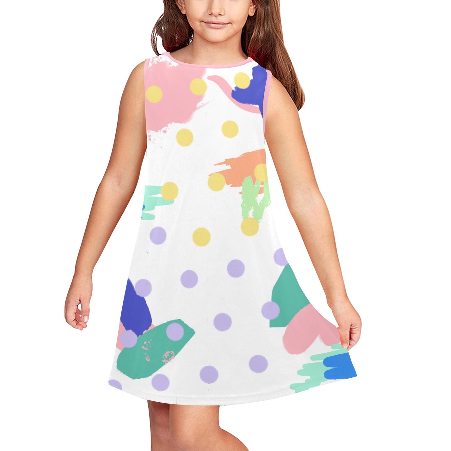 Creative Fun Girls' Sleeveless Dress