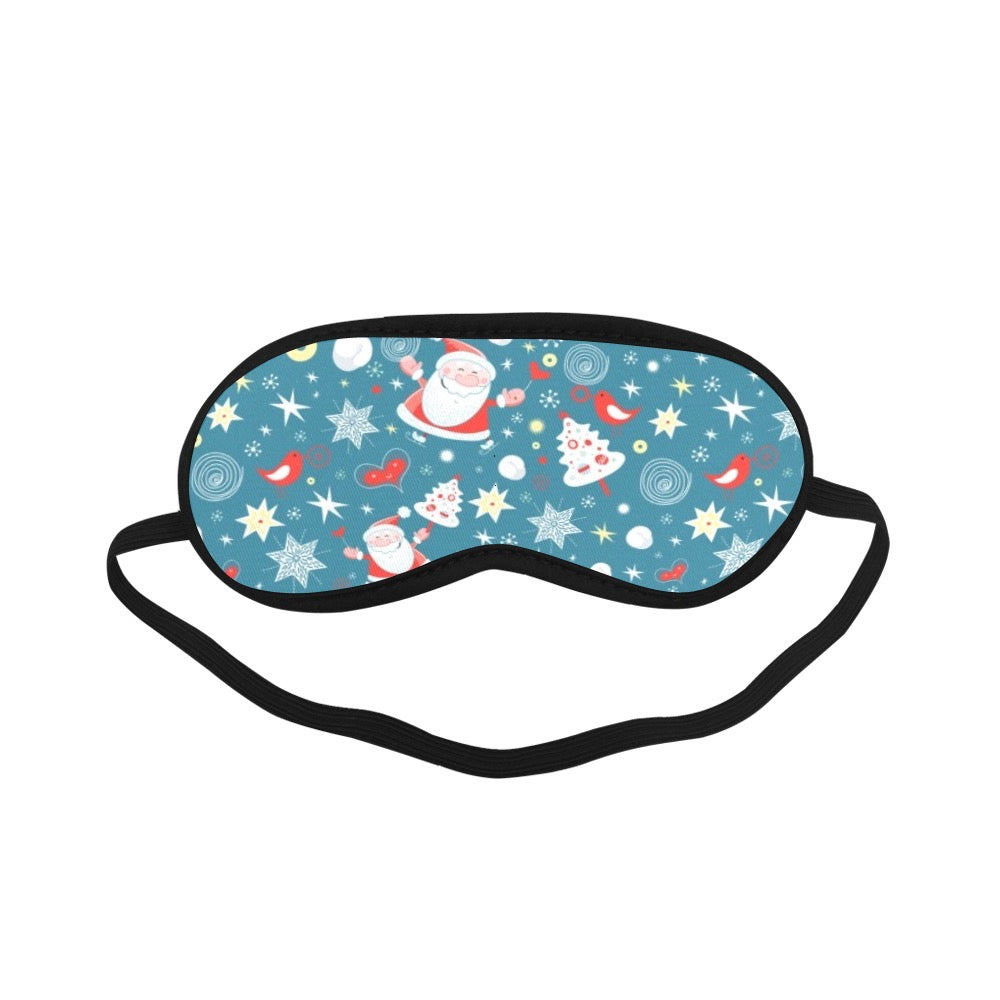 Blue Santa Sleeping Mask