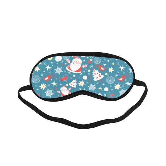 Blue Santa Sleeping Mask