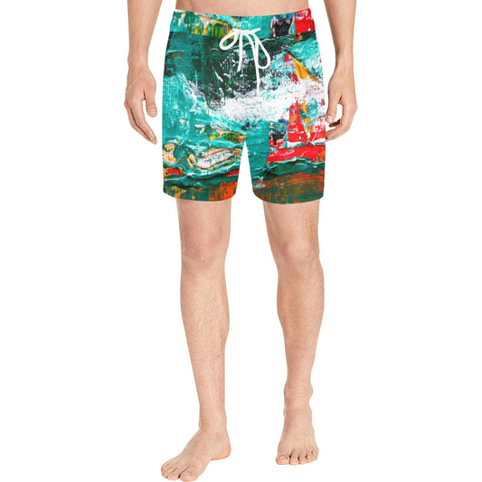 Painting Men's Swim Shorts