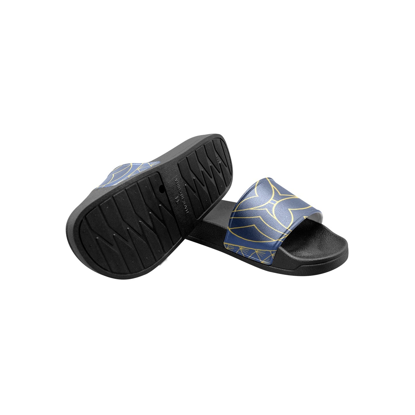 Navy Cut Kids' Slides