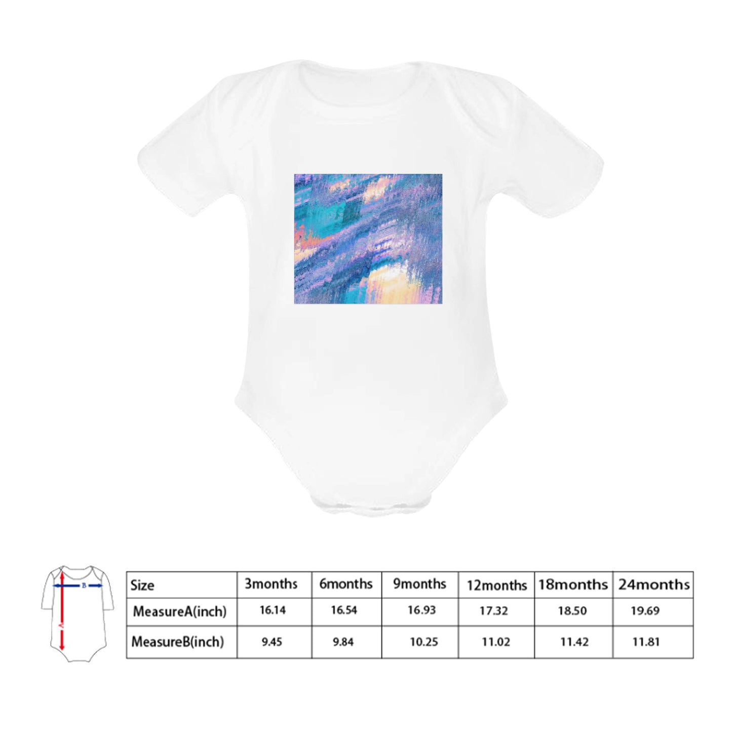 Pastel Blend Baby Onesie