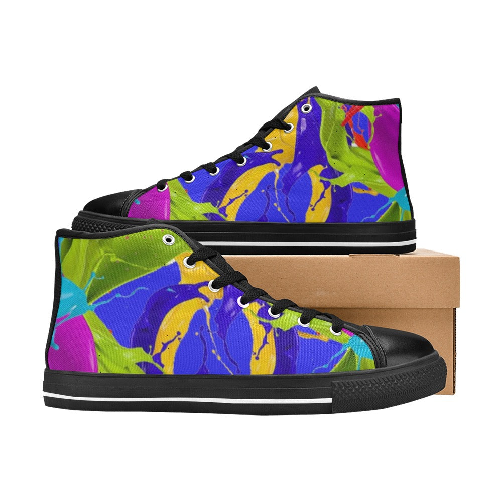 Color Mix High Top Shoes- Kids