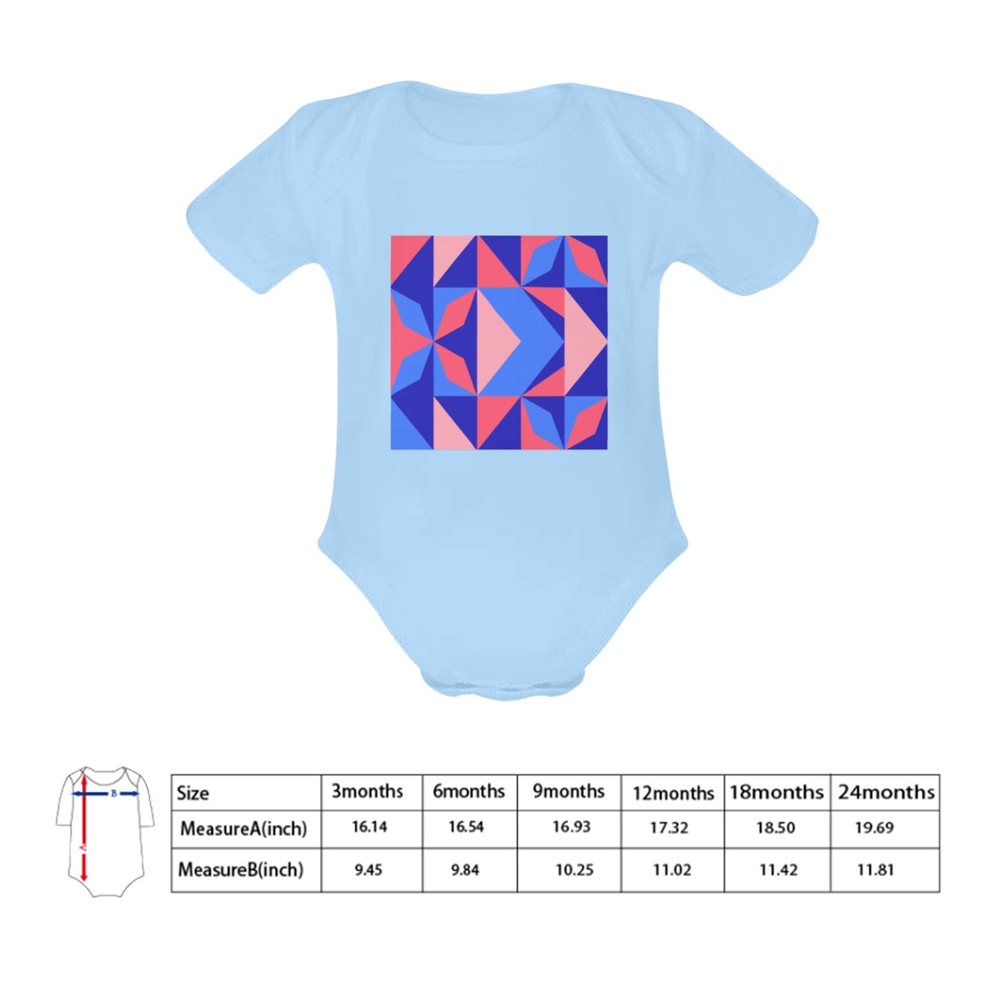 Color Abstract Baby Onesie