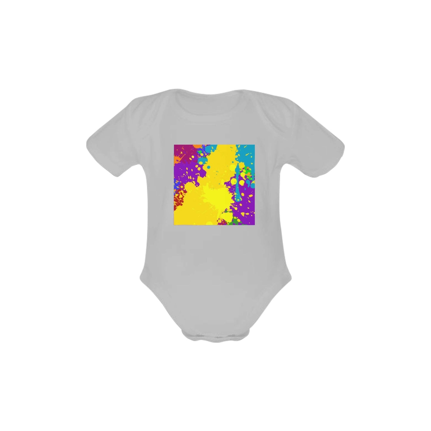 Yellow Splash Baby Onesie