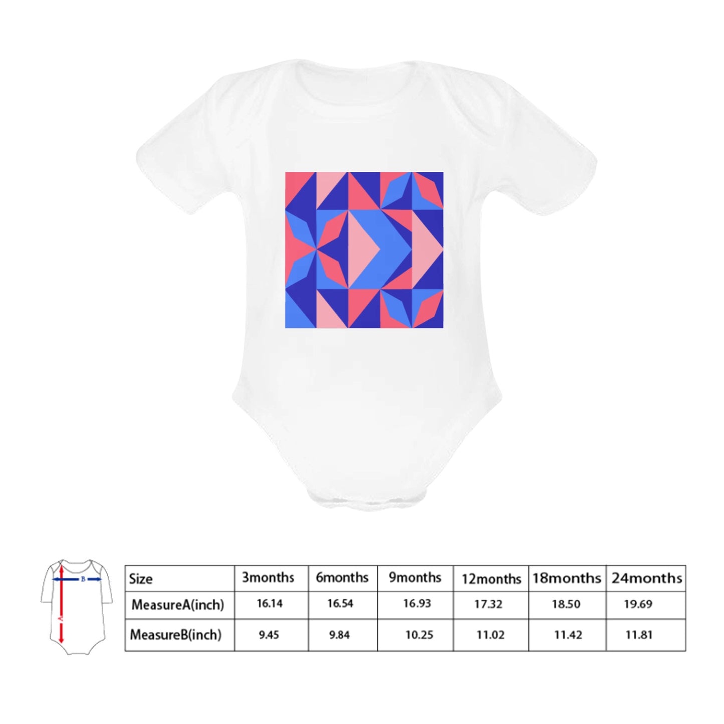 Color Abstract Baby Onesie