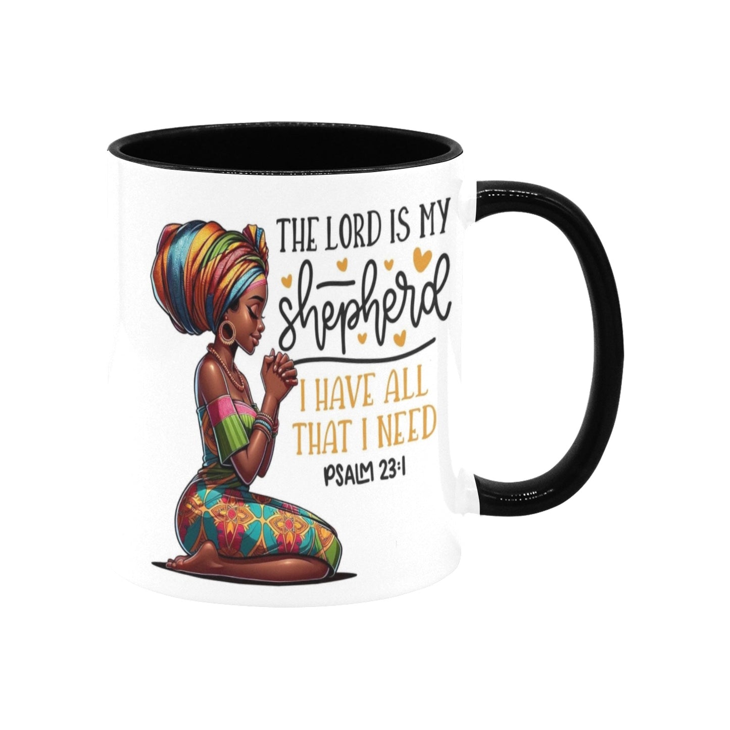 The Lord is my Shepherd Custom Inner Color Mug (11oz)