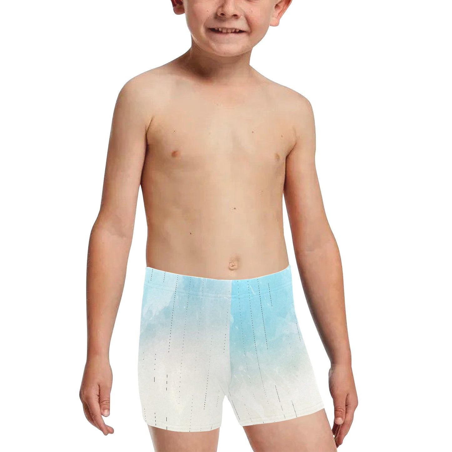 Bluish Little Boys' Swimming Trunks