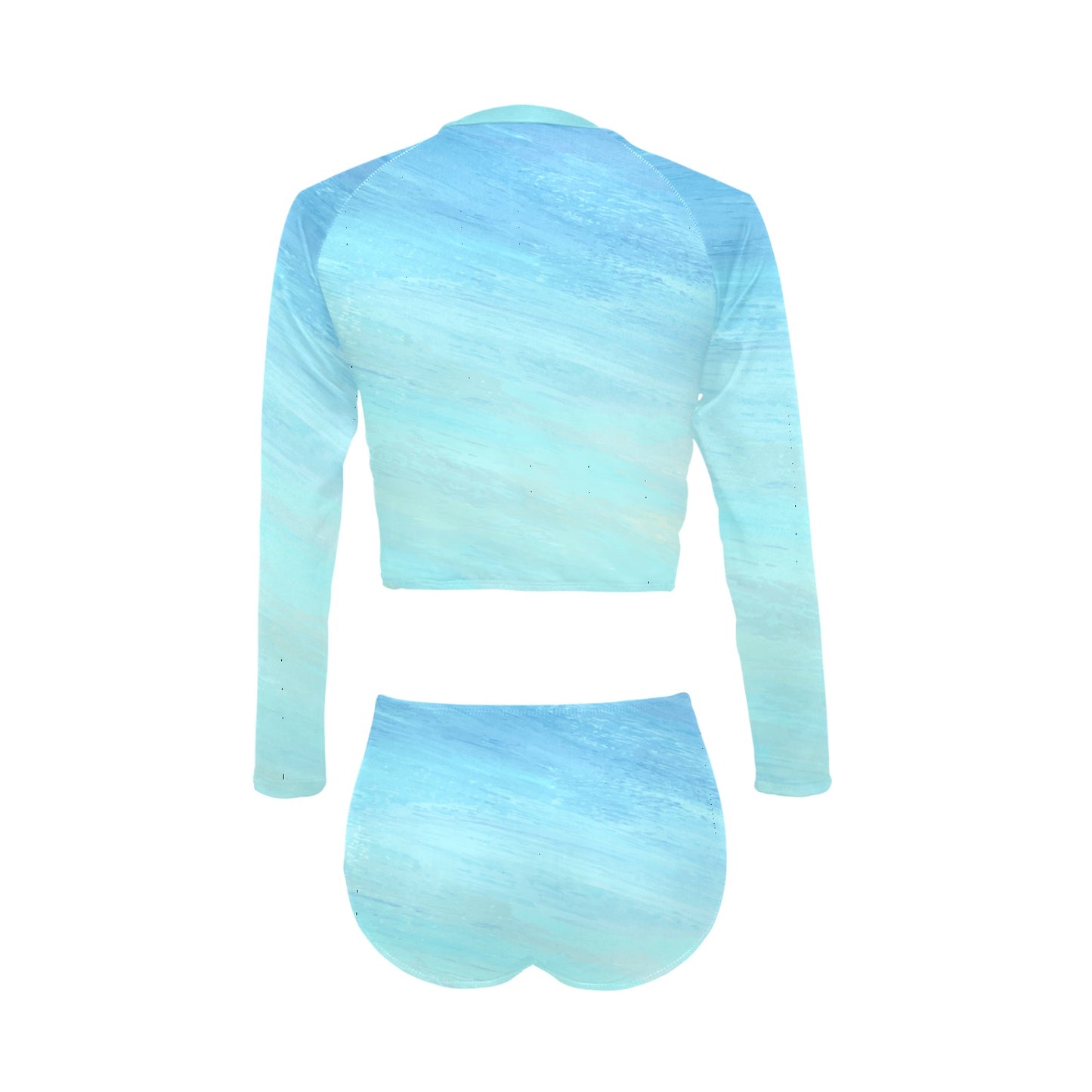 Blue Skies Long Sleeve Bikini Set