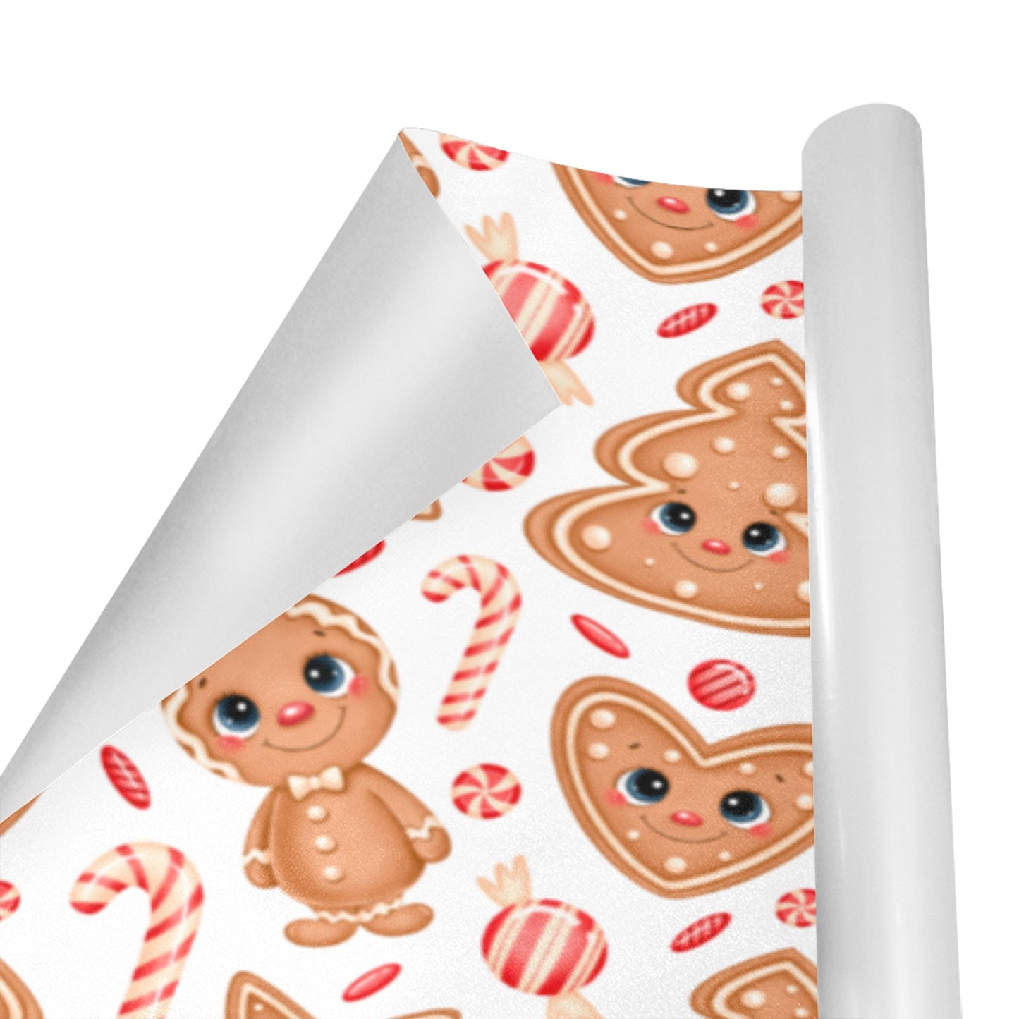 Ginger Christmas Gift Wrapping Paper 58"x 23" (3 Rolls)