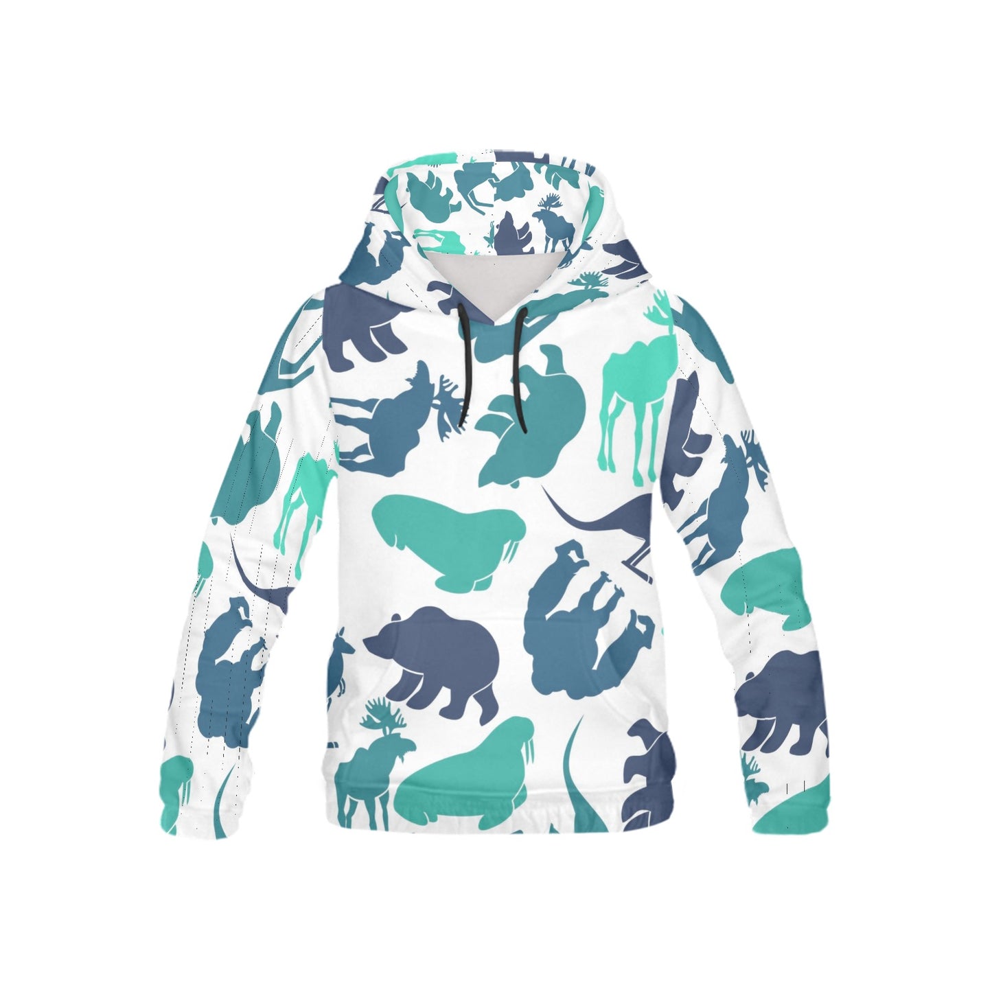 Blue Animals Hoodie for Kid