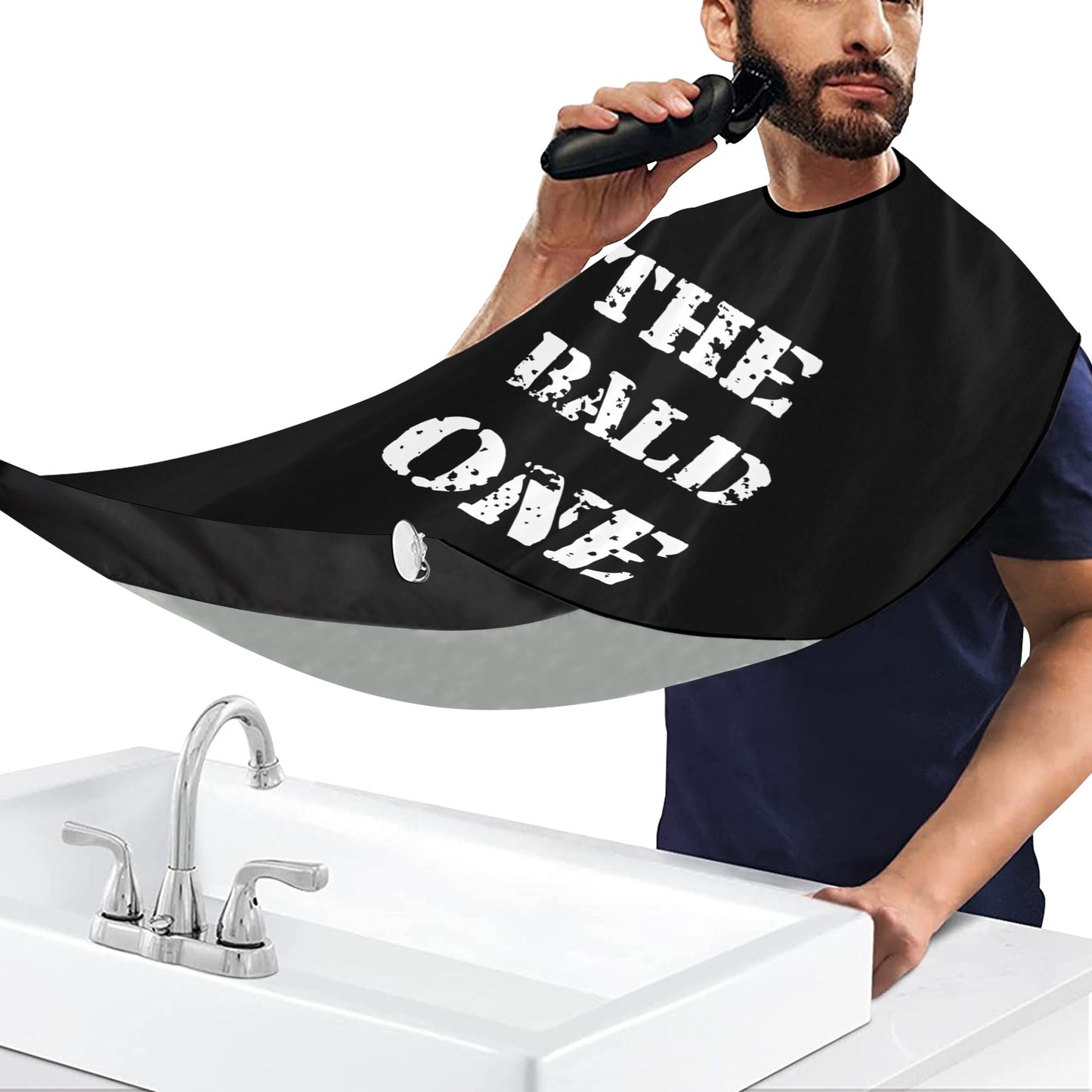 The Bald One Beard Apron for Men Shaving & Trimming