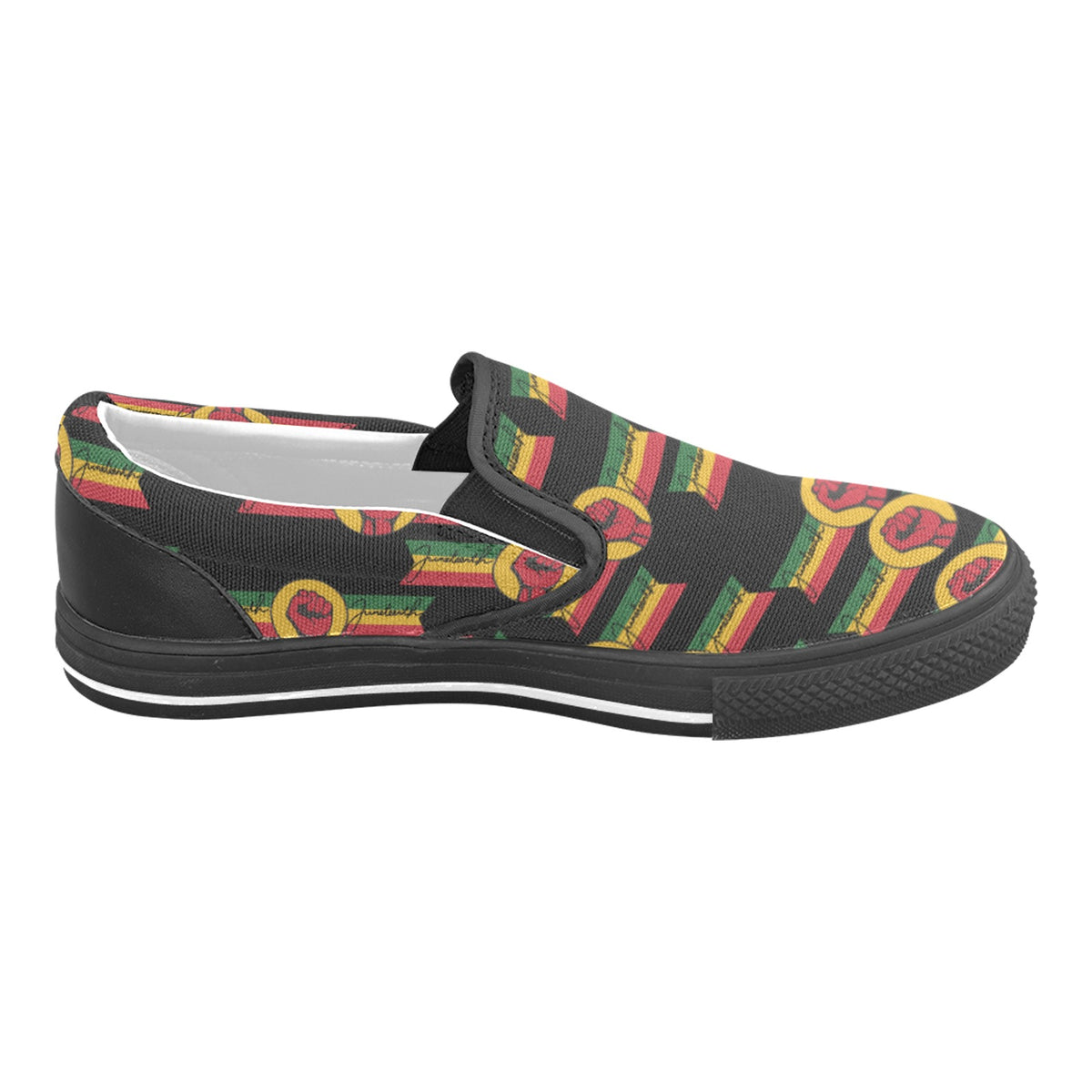 Juneteenth Men's Slip-on Shoes