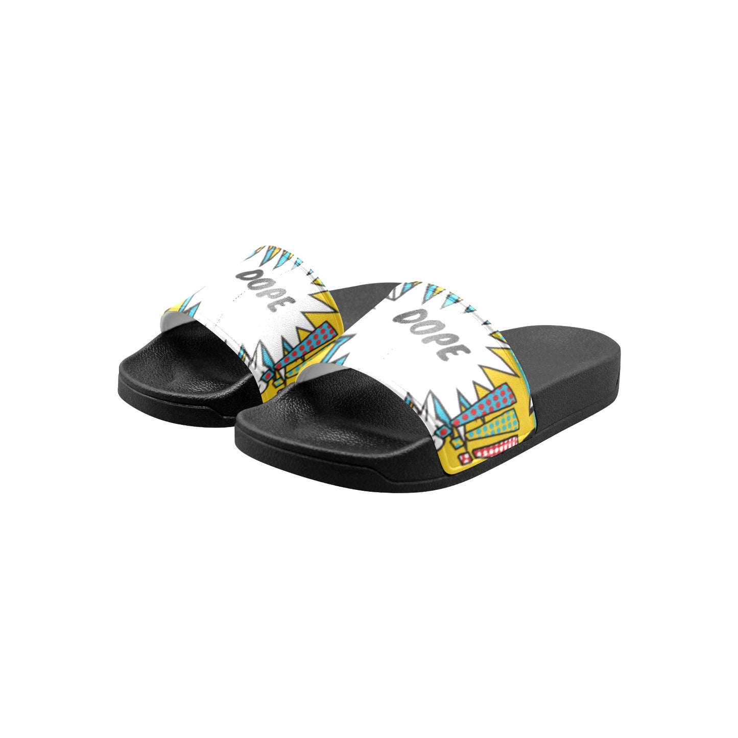 Comic Words Kids' Slide Sandals