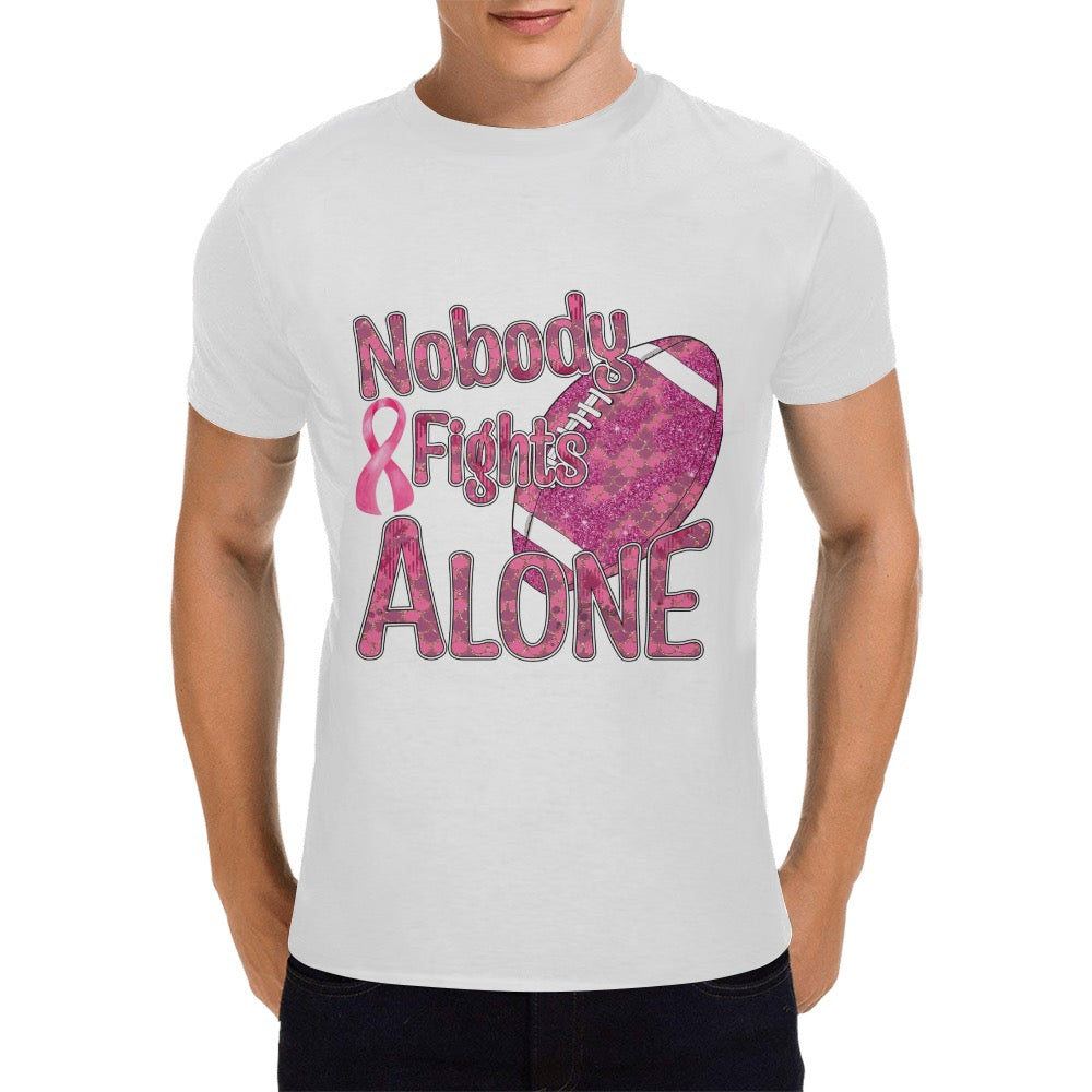 AWARENESS - Fight Alone Men's T-Shirt