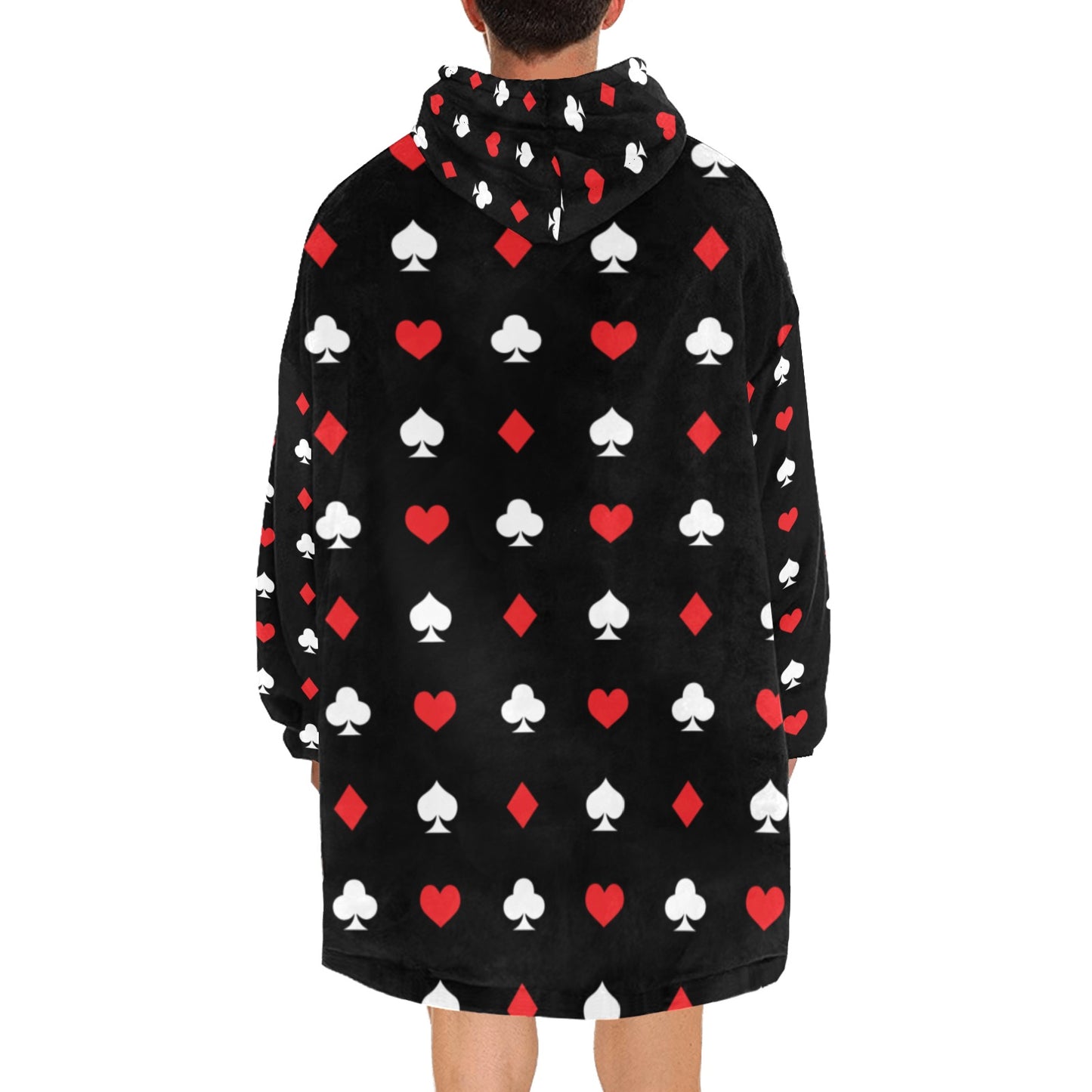 Full Deck Blanket Hoodie for Adults