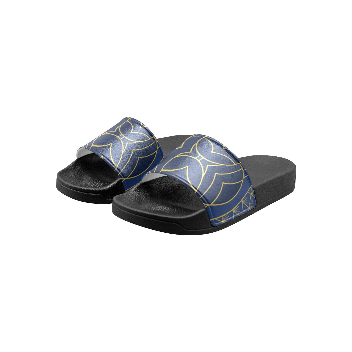 Navy Cut Kids' Slides