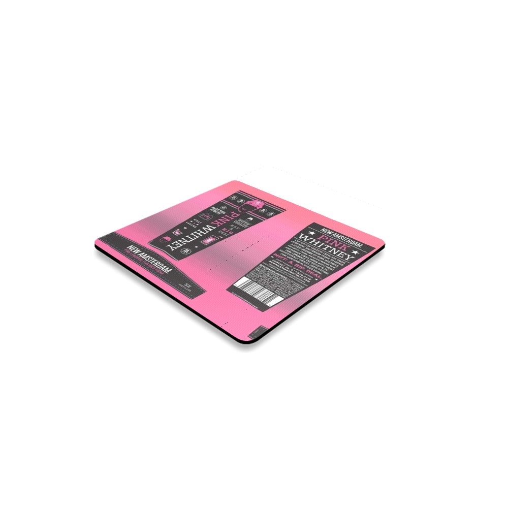 Pink Whitney Square Coaster