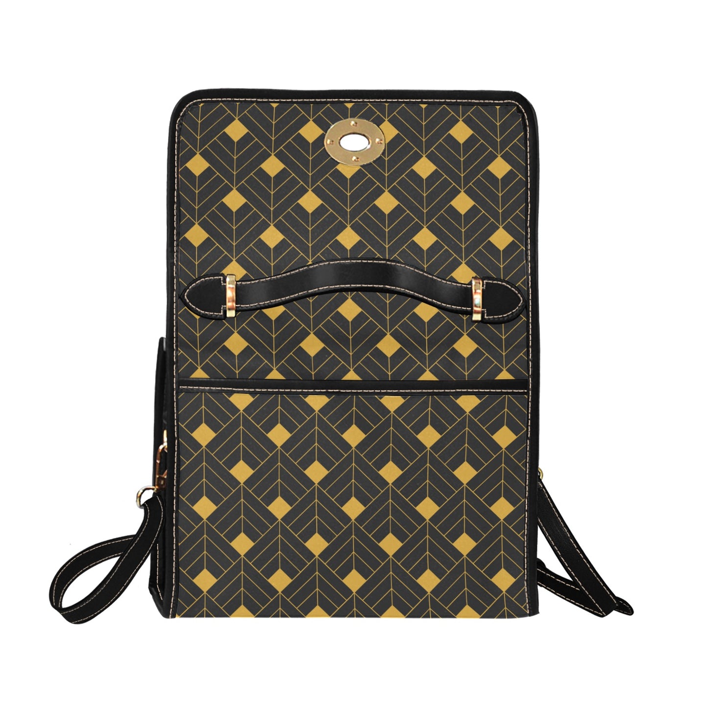 Gold Diamond Waterproof Bag-Black