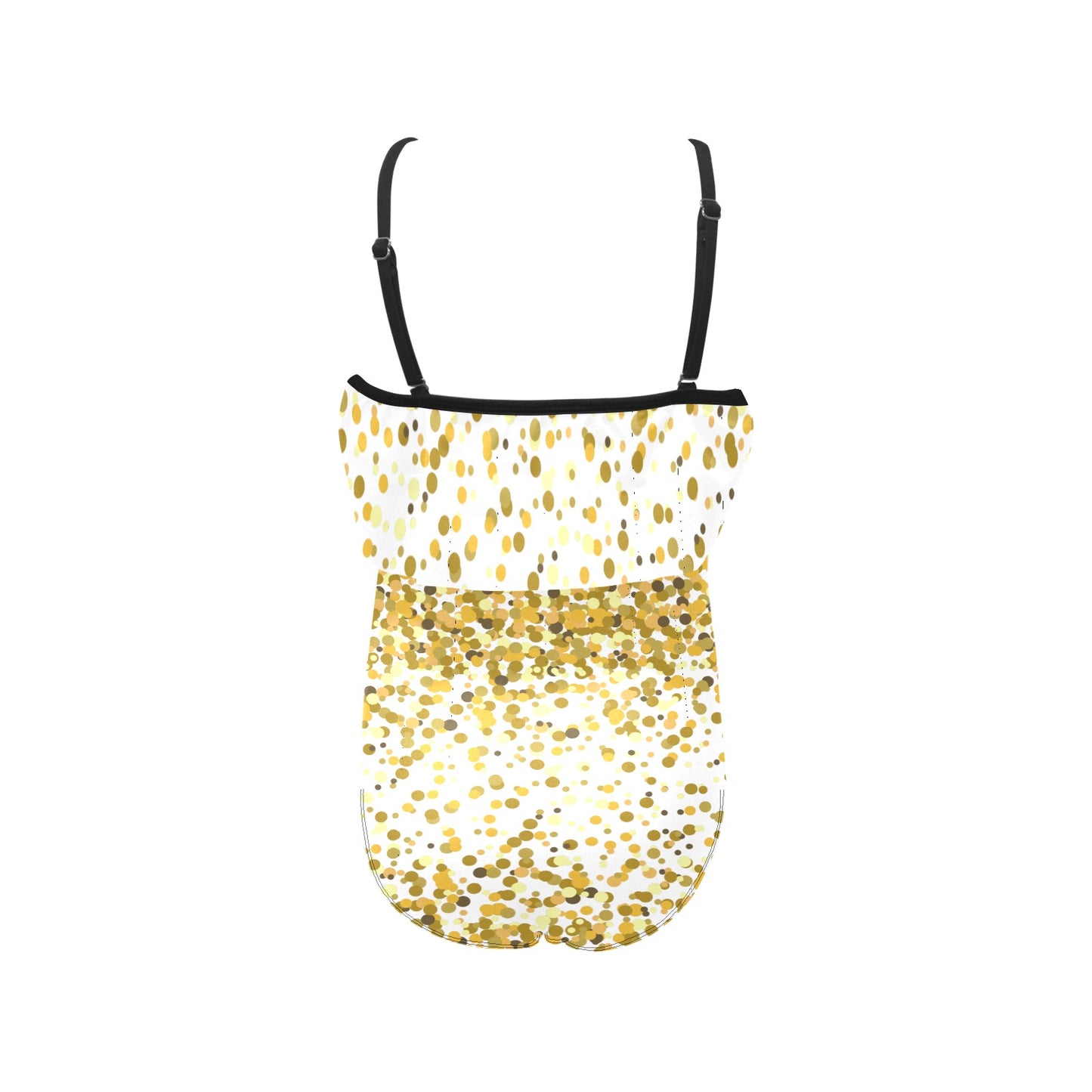 Gold Confetti Girls Swimsuit