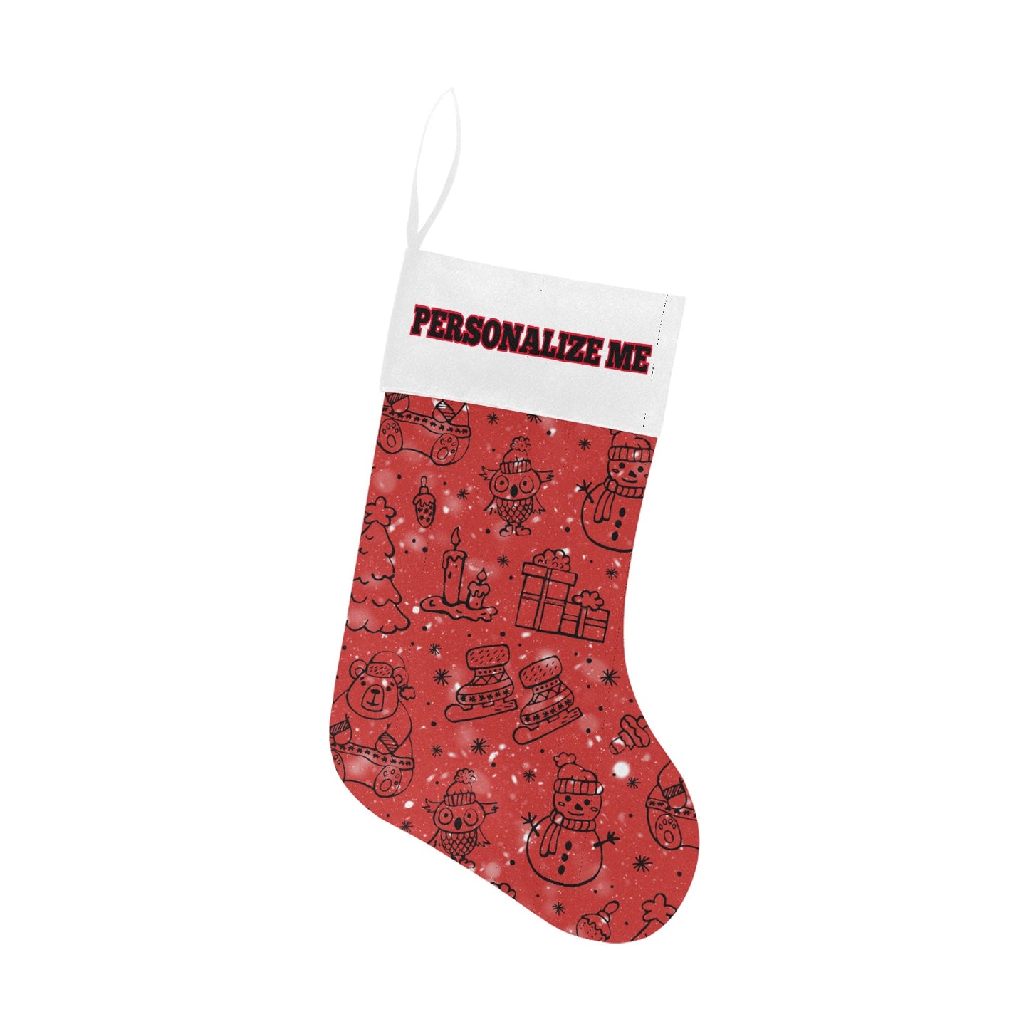 Red Christmas Christmas Stocking