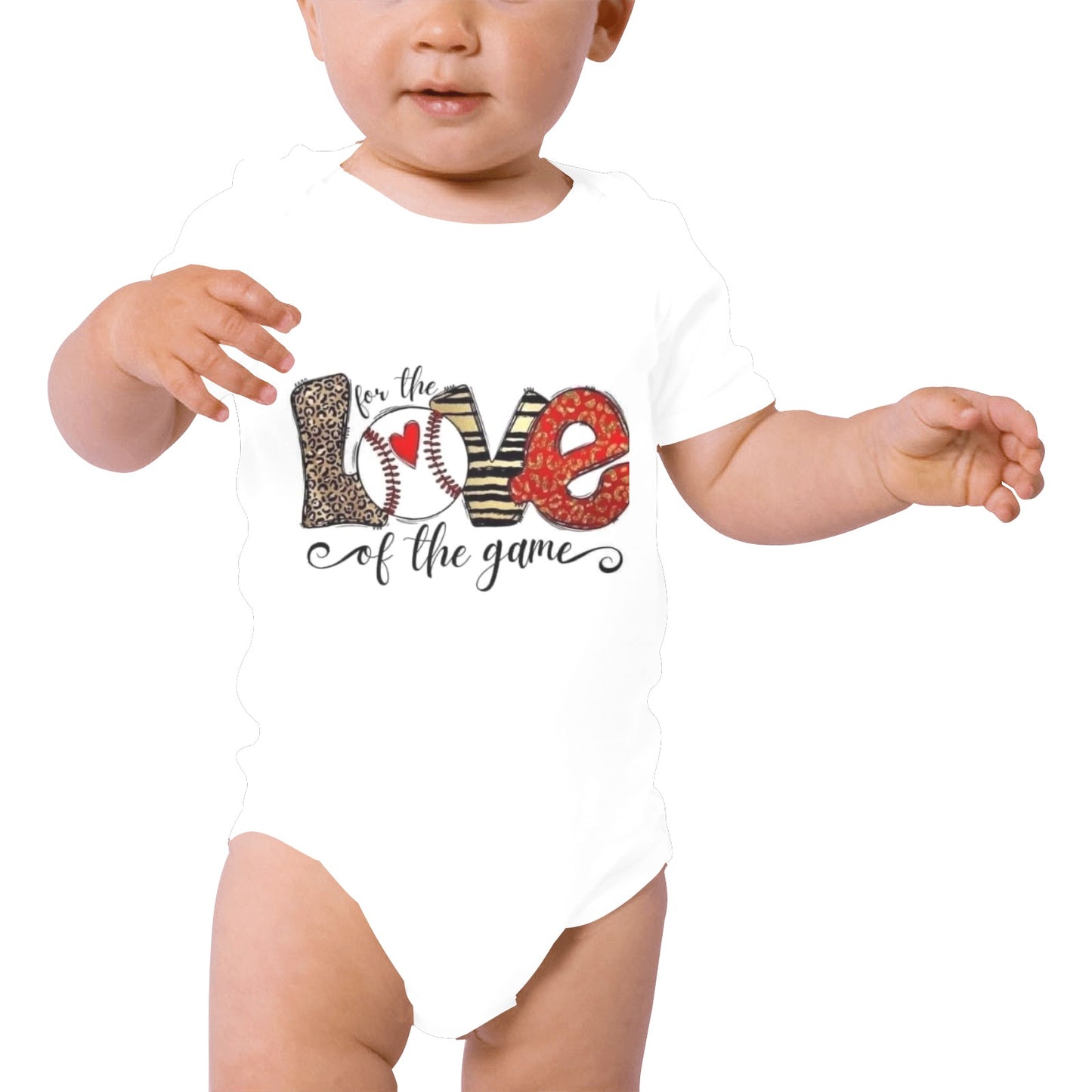 Love of the game Baby Onesie