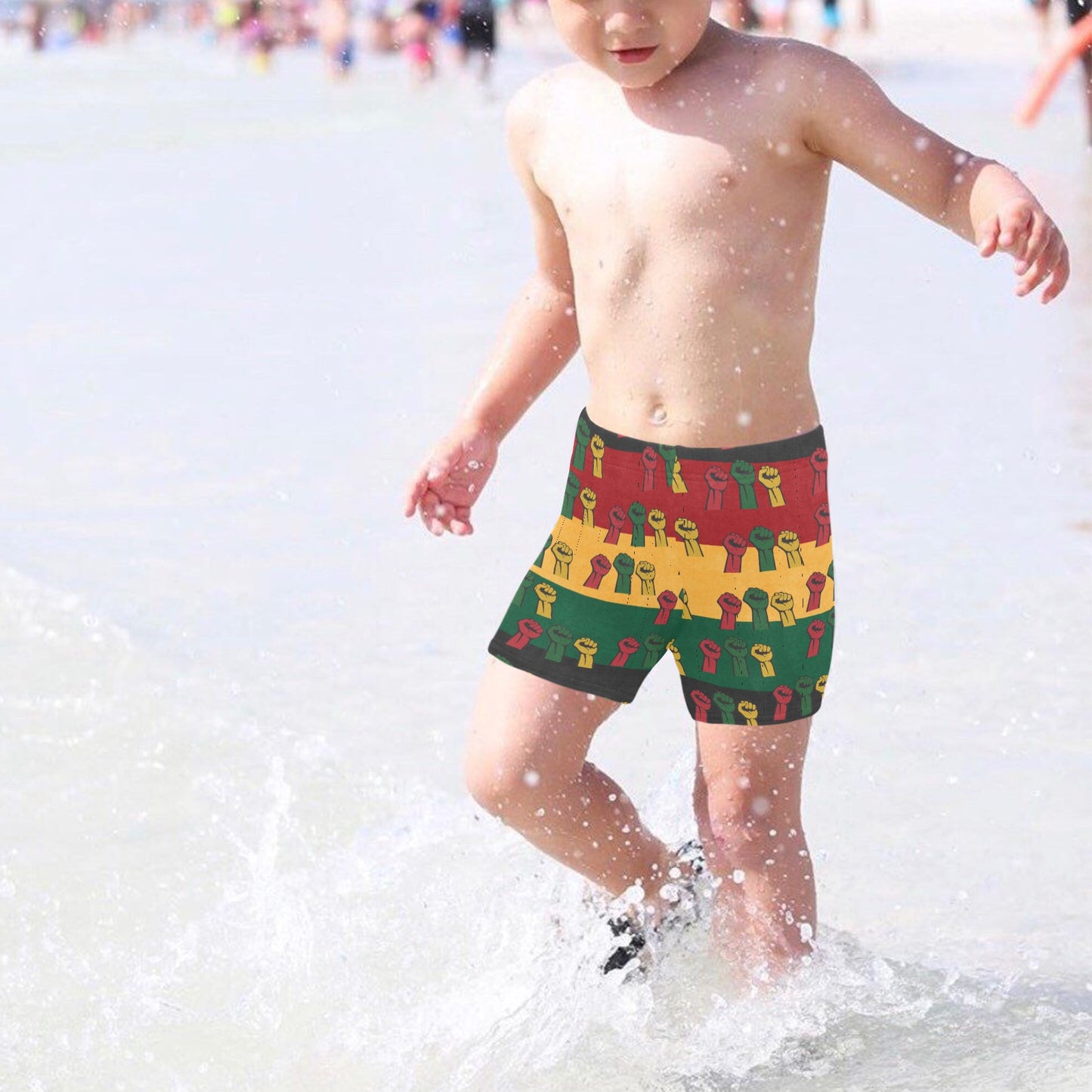 Fist of Unity Little Boys' Swimming Trunks