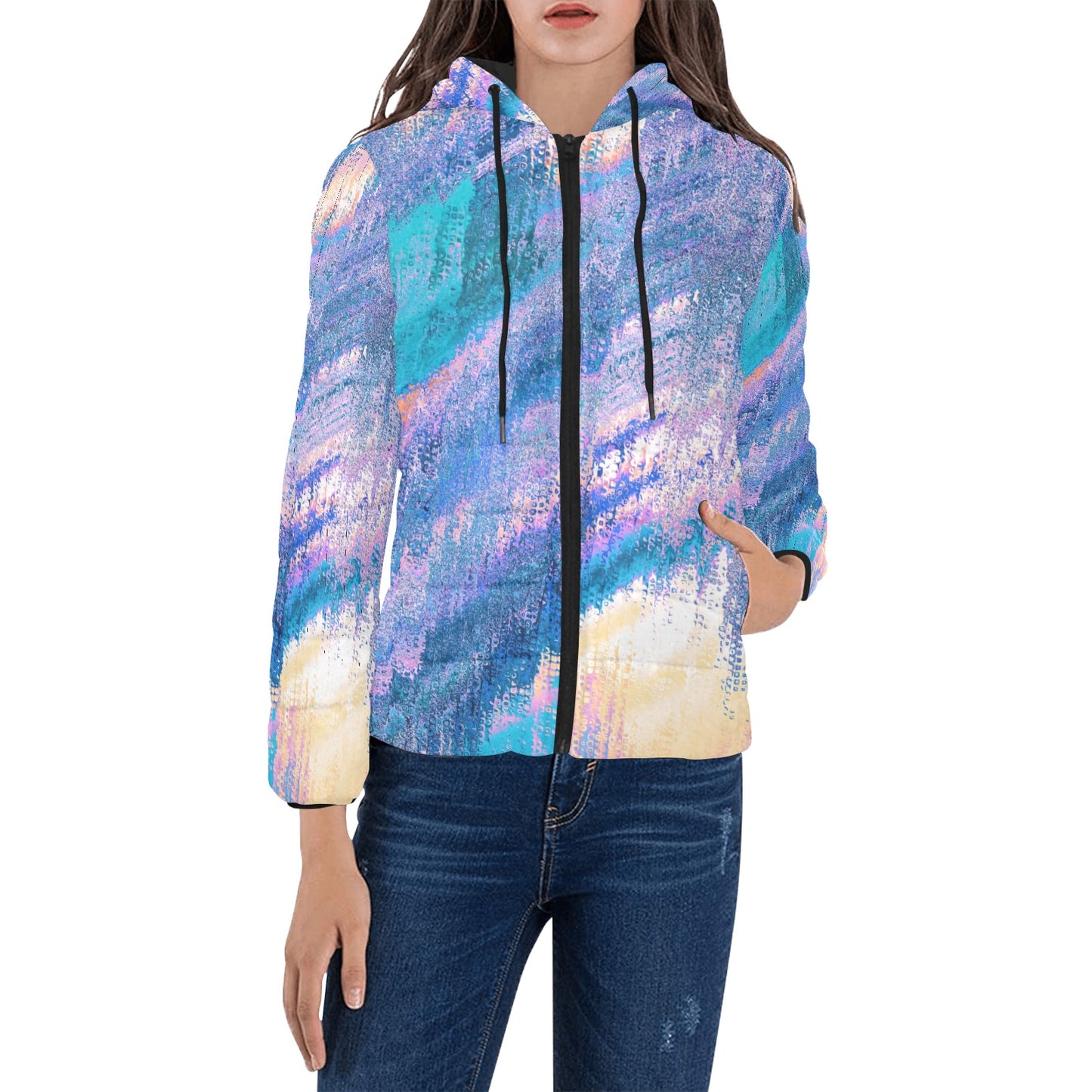 Pastel Blends Women's Hooded Jacket