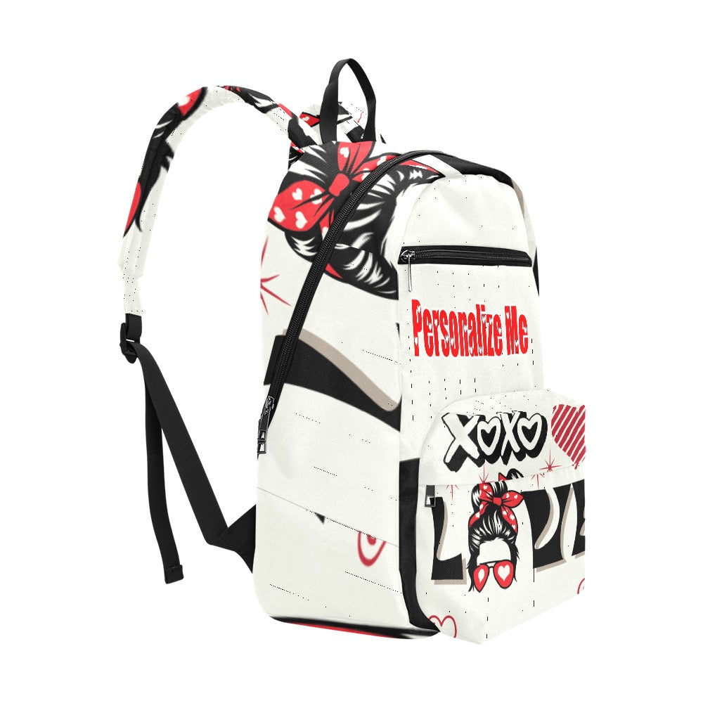 XOXO Love Large Capacity Travel Backpack MUST BE PERSONALIZED BEFORE PURCHASED