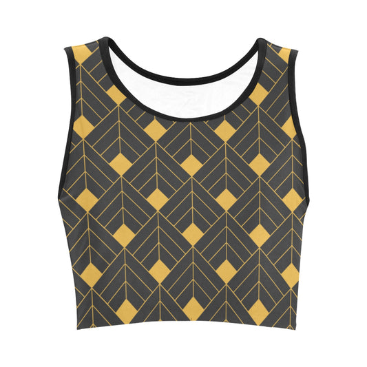 Gold Diamond Women's Crop Top