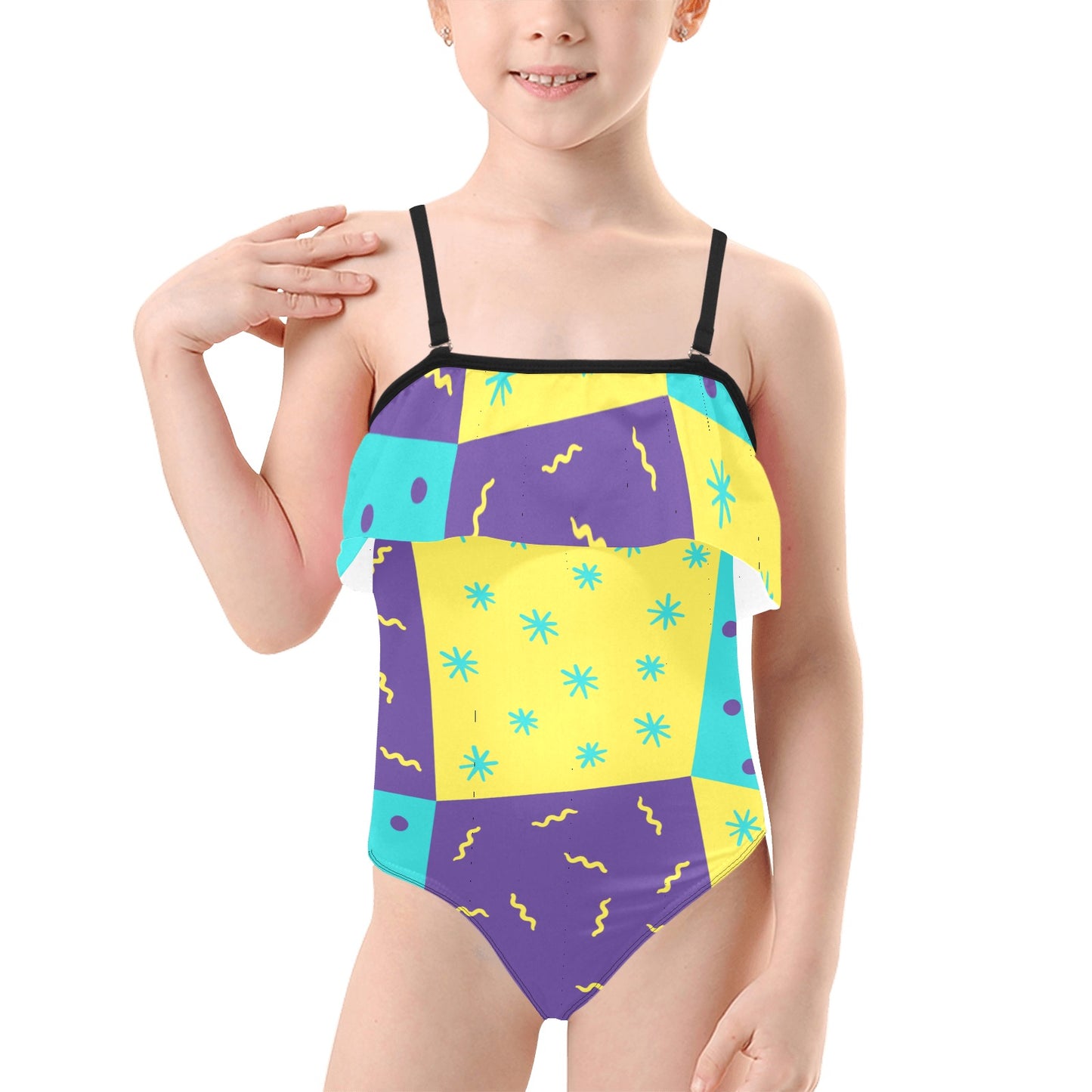 Purple Party Girls Swimsuit