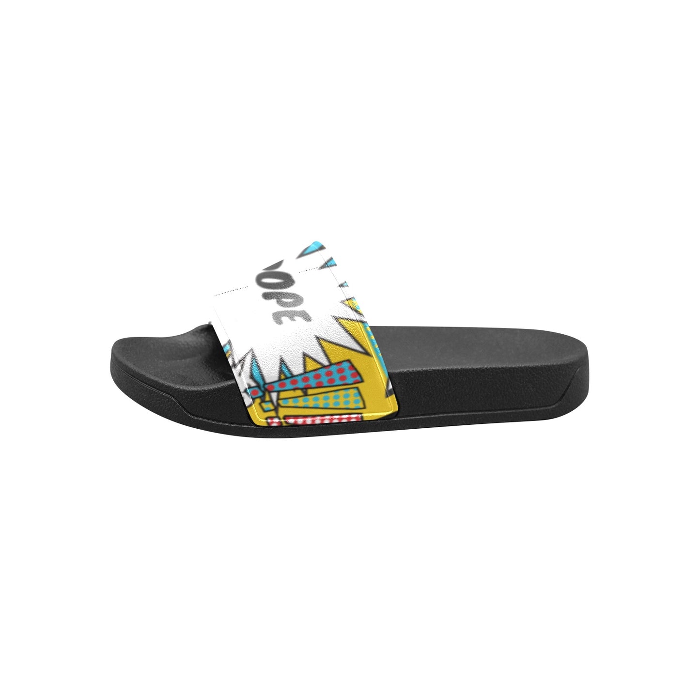 Comic Words Kids' Slide Sandals