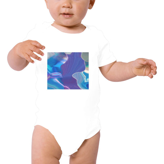 Blue Aura Baby Onesie