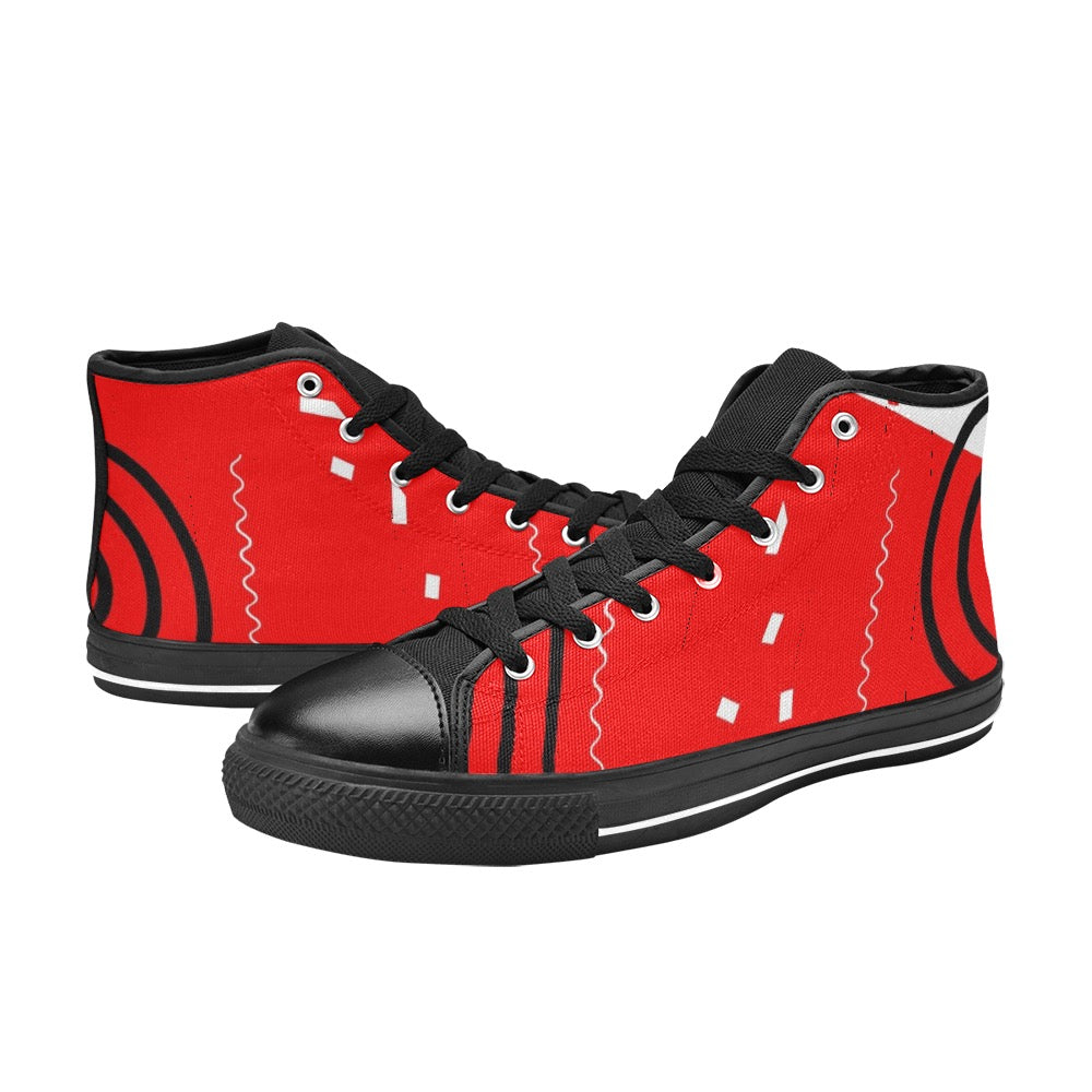 Red Does It Good High Top Shoes- Kids