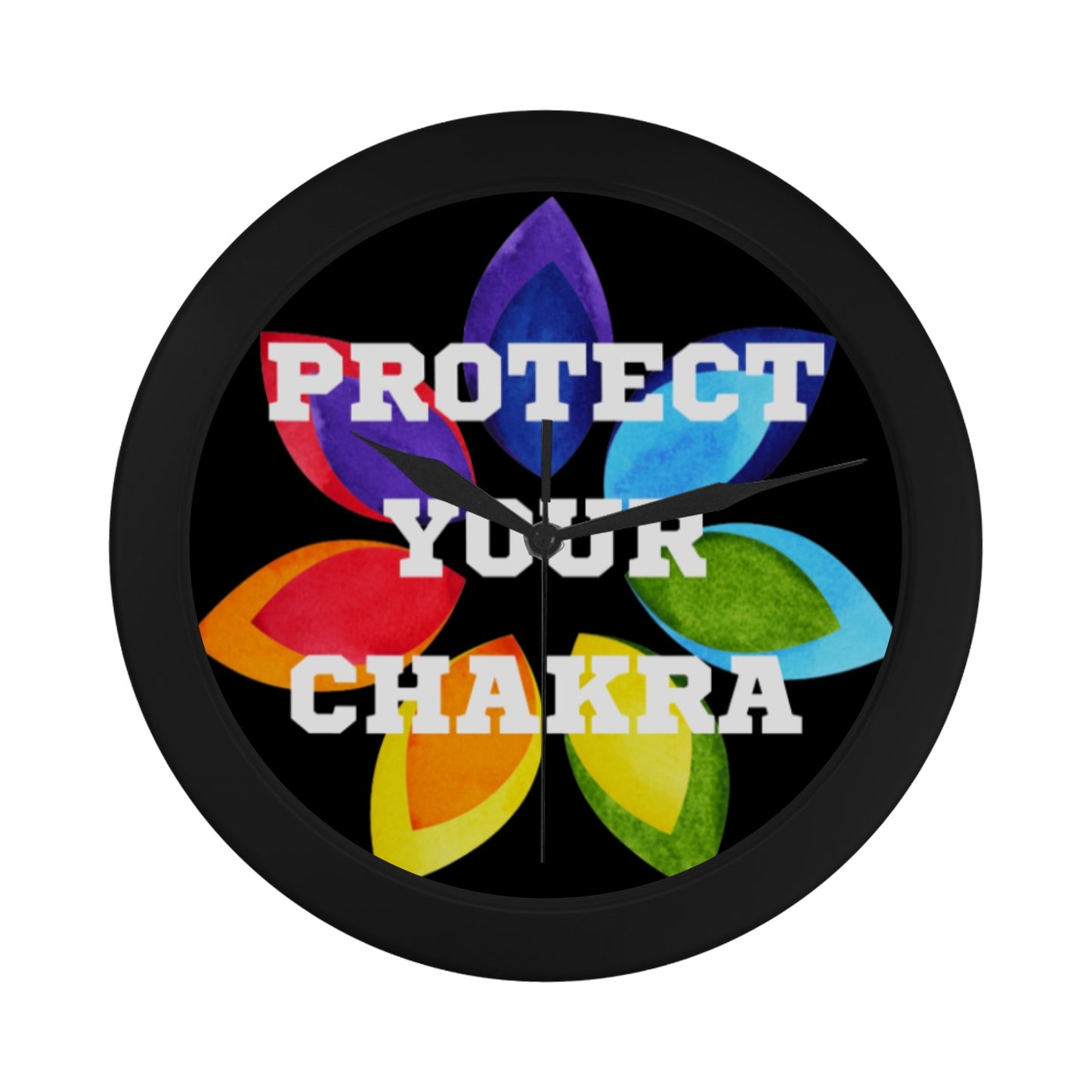 Protect Your Chakra Circular Wall clock