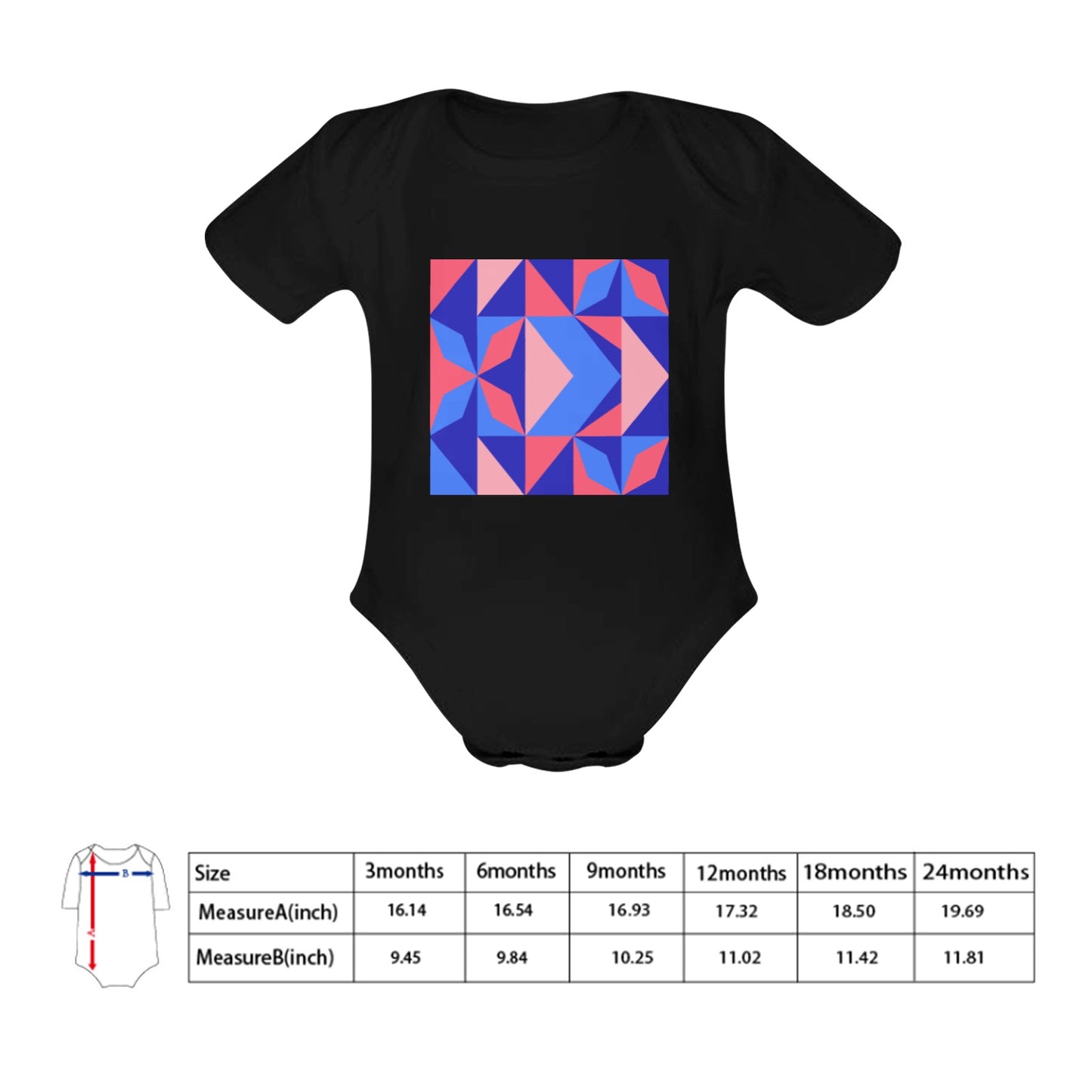 Color Abstract Baby Onesie