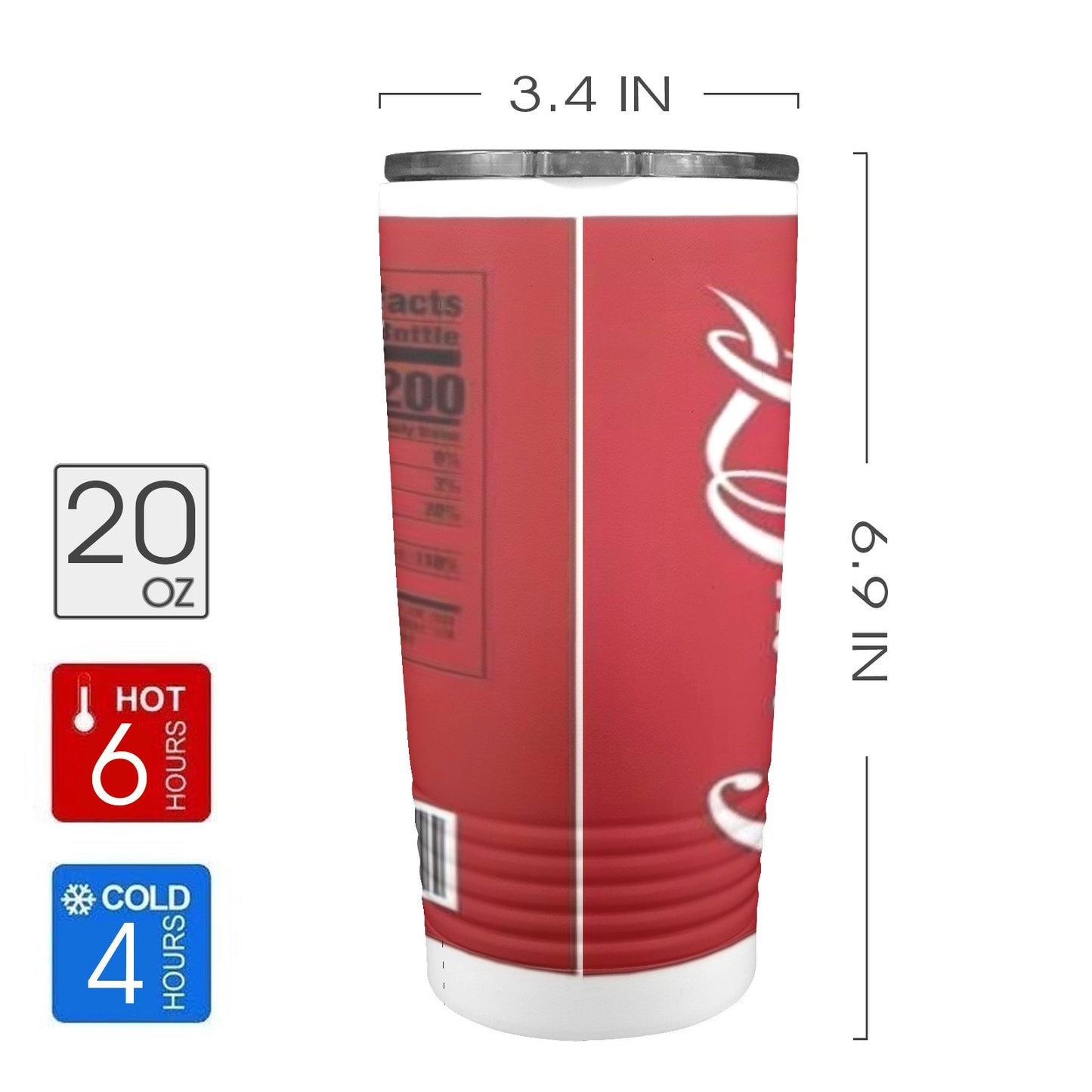 Captain Morgan 20oz Insulated Stainless Steel Mobile Tumbler