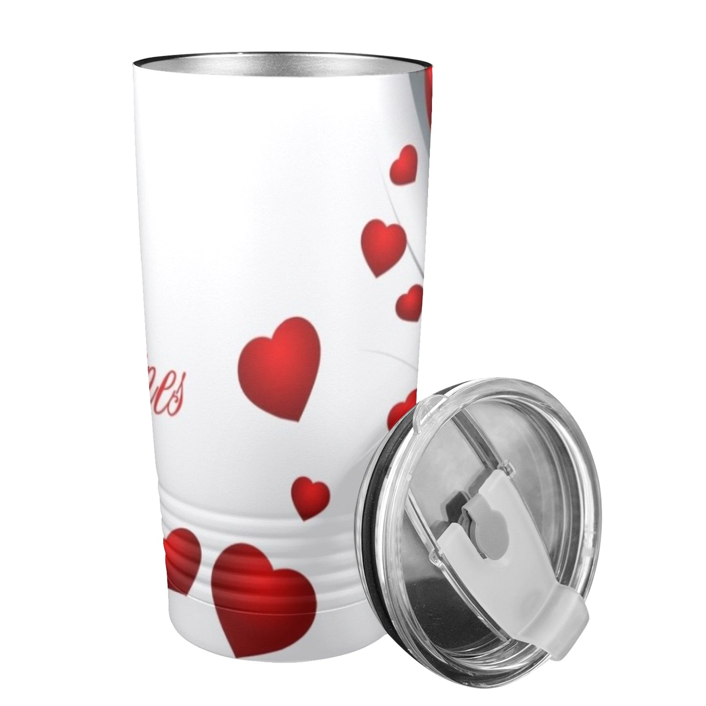 Happy Valentine’s Day 20oz Insulated Stainless Steel Mobile Tumbler