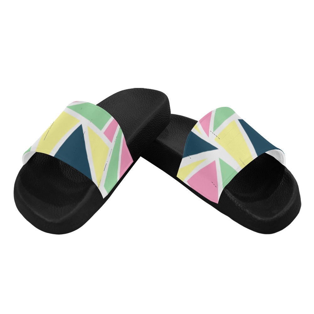 Colored Angles Women's Slide Sandals