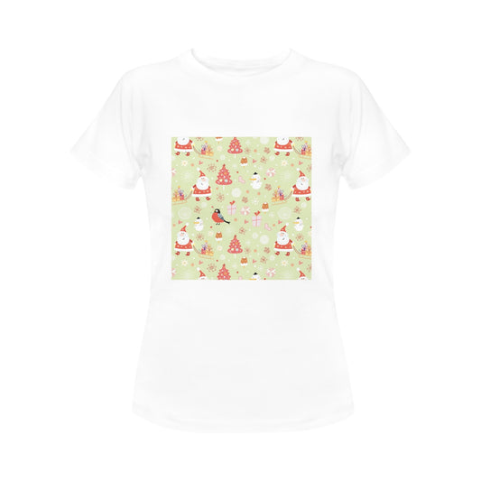 Santa Snowman Women's T-Shirt