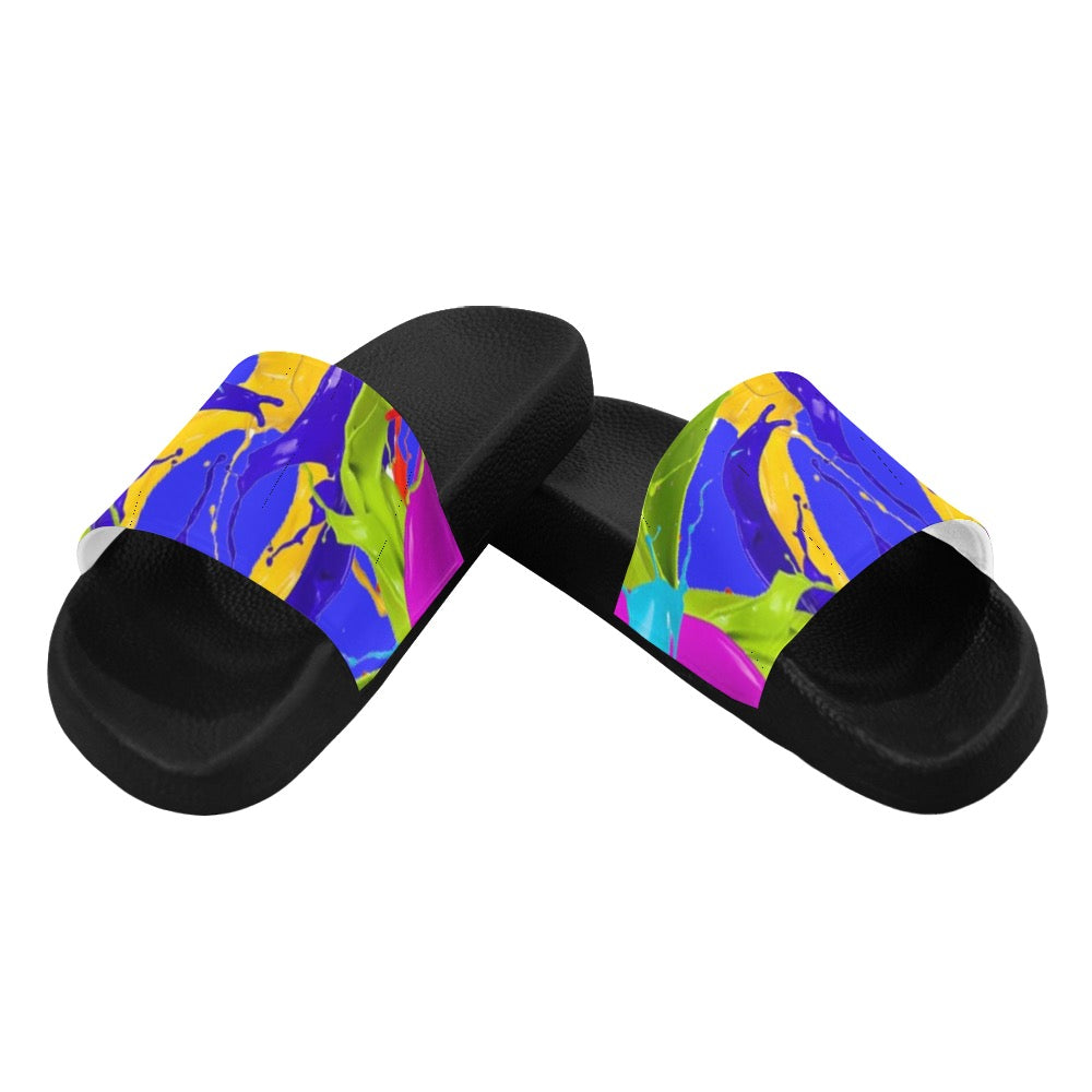 Color Mix Men's Slides