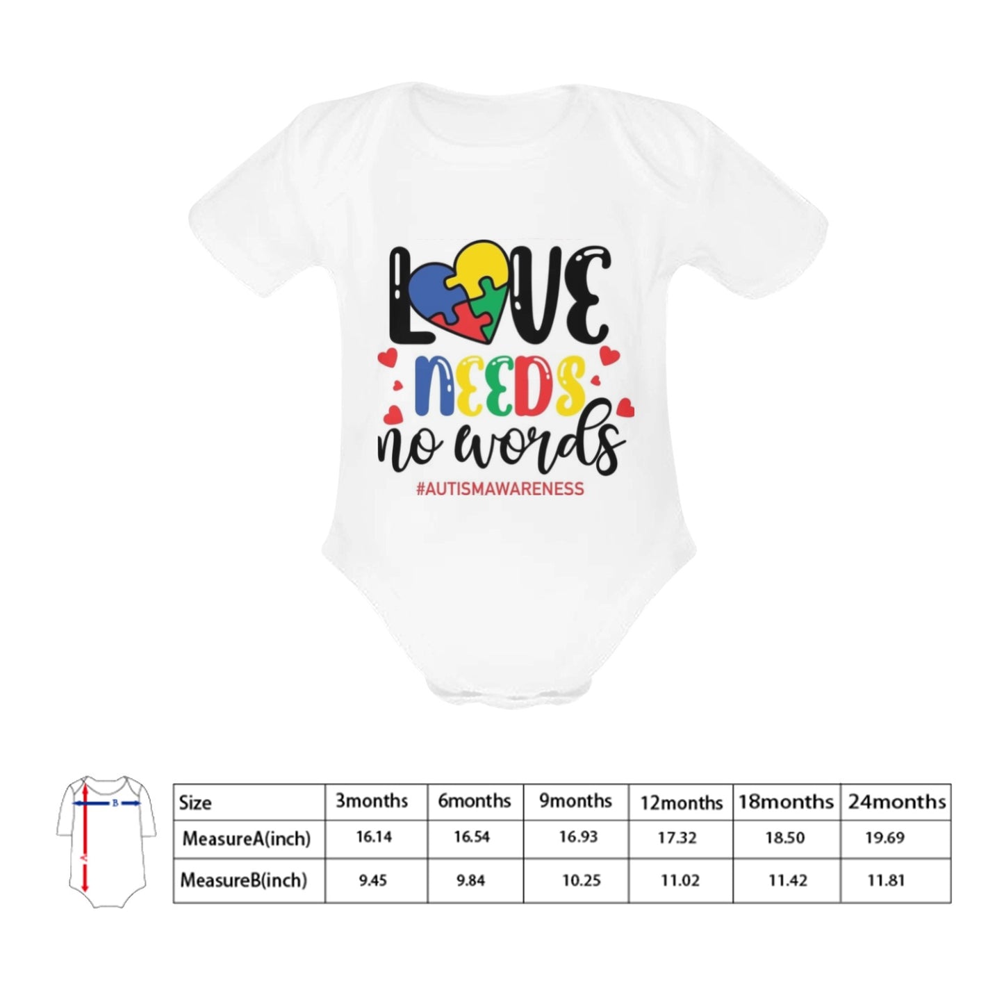 Autism Awareness Baby Onesie