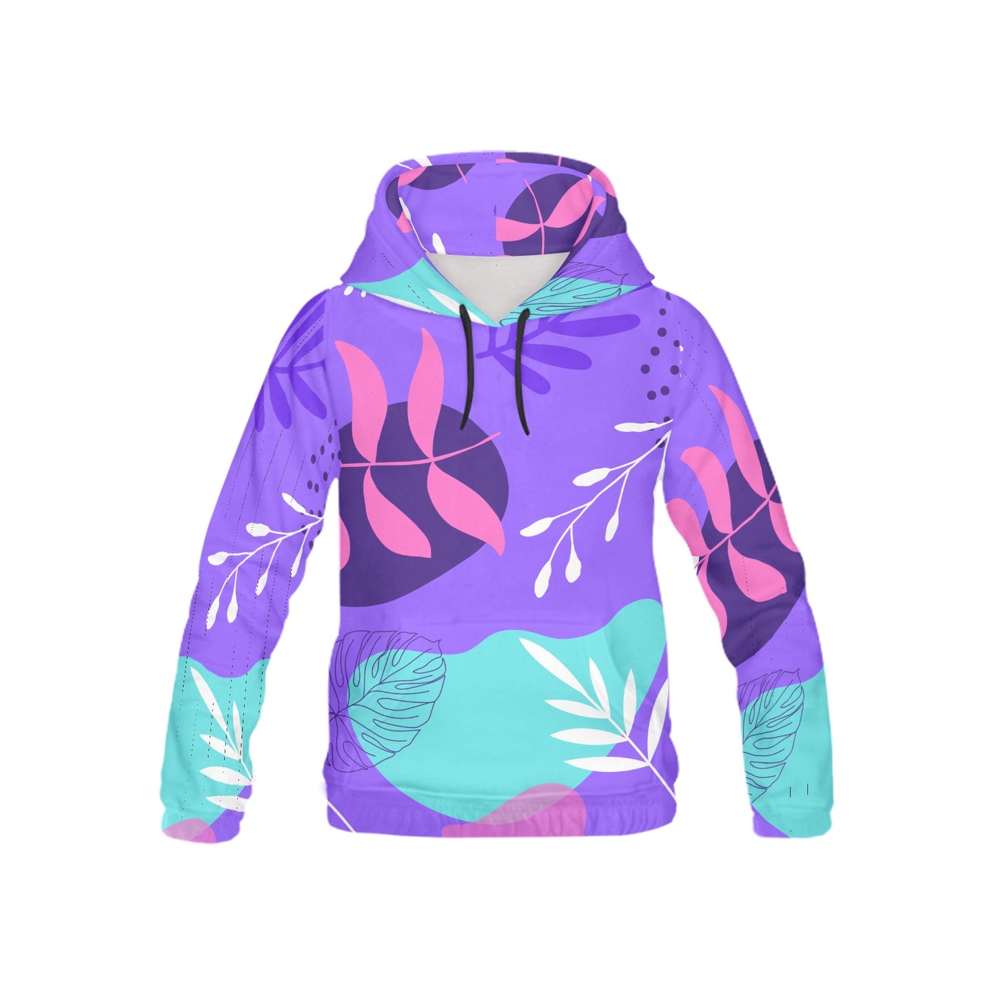 Purple Palms Hoodie For Kid