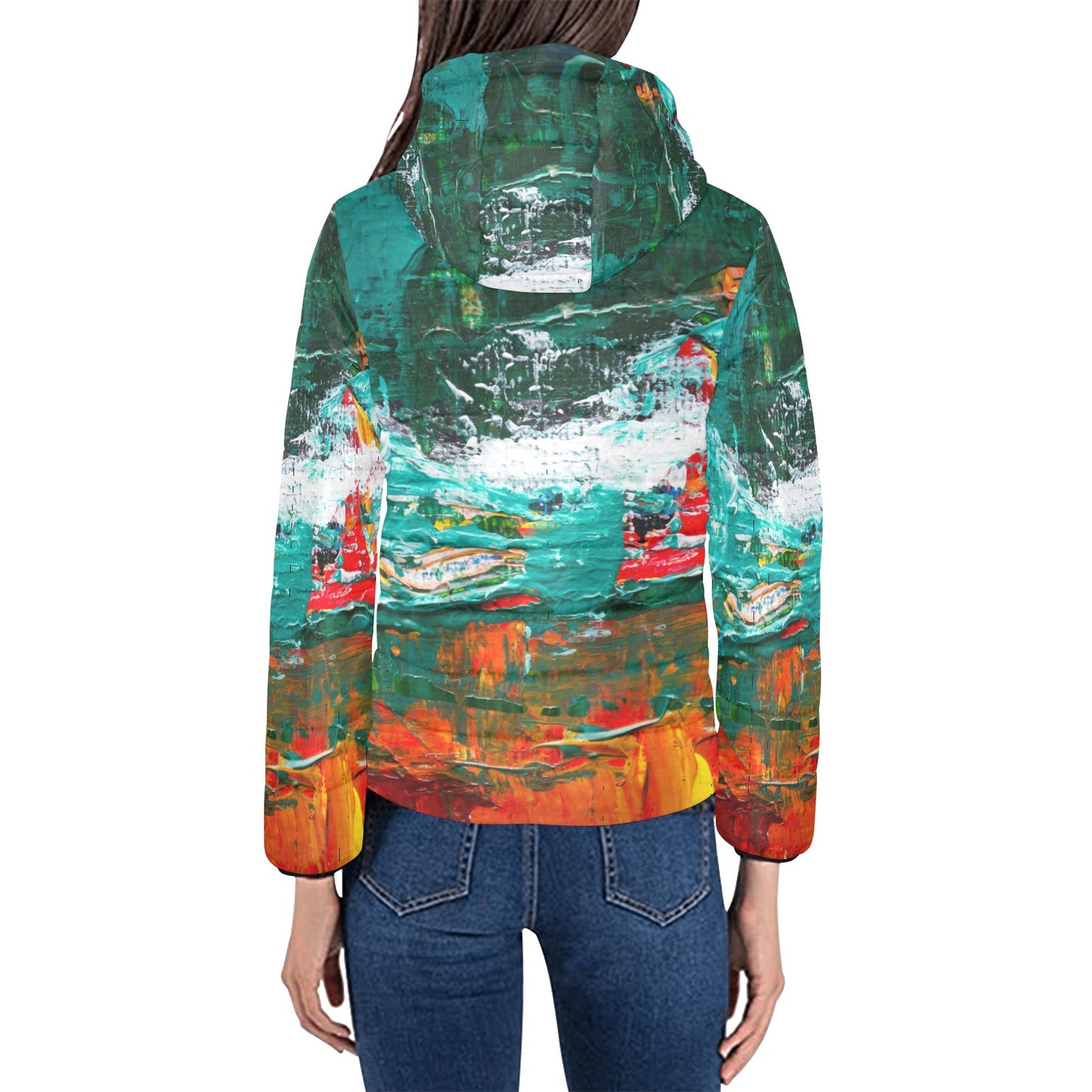 Painting Women's Hooded Jacket