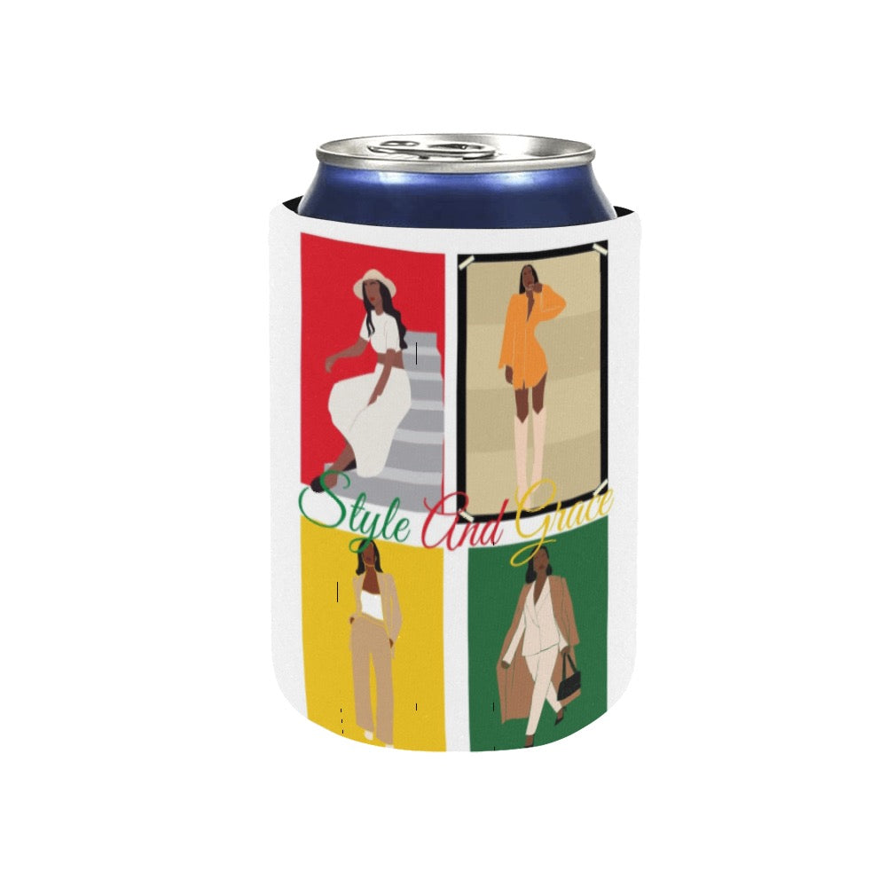 Style and Grace Neoprene Can Cooler 4" x 2.7" dia.