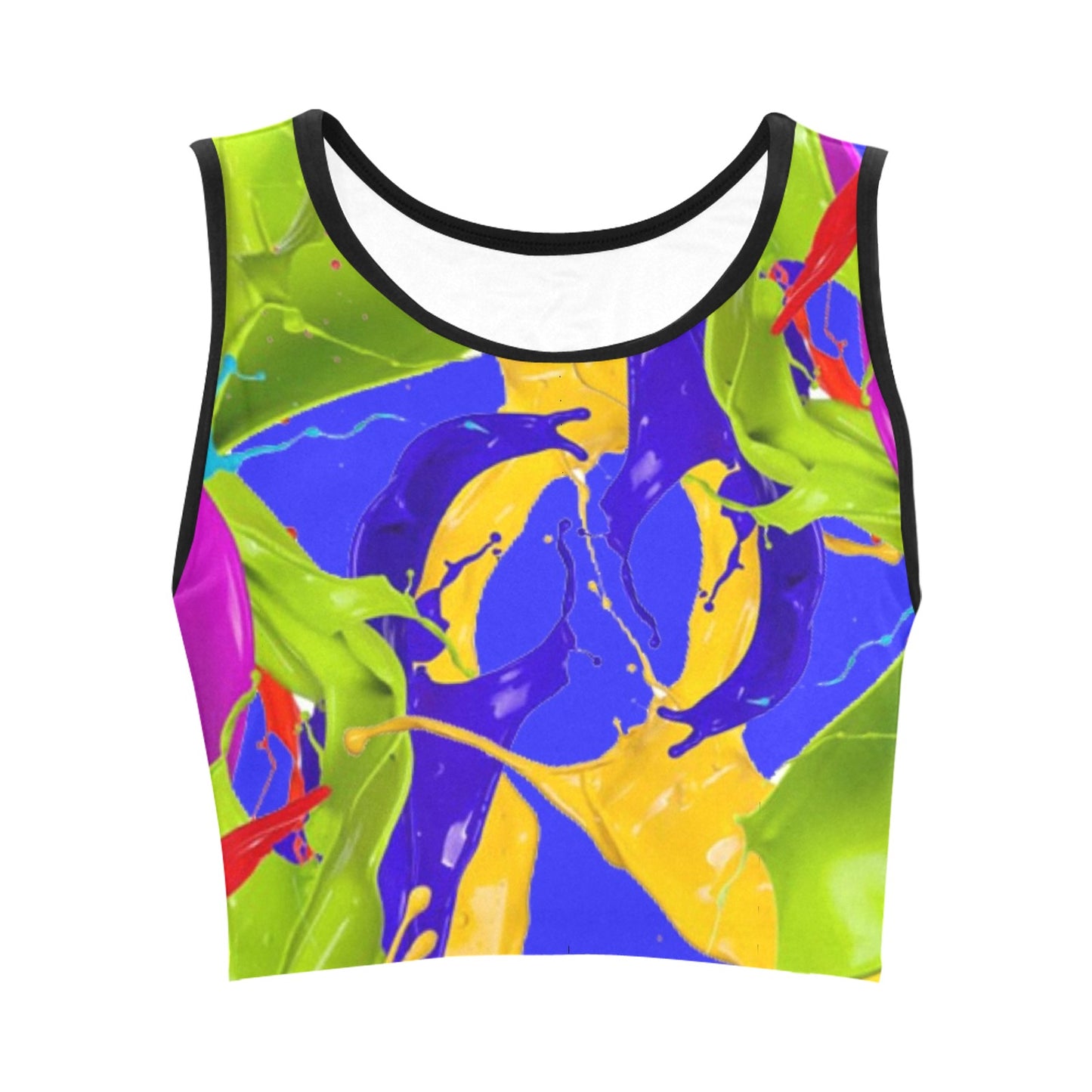 Color Mix Women's Crop Top