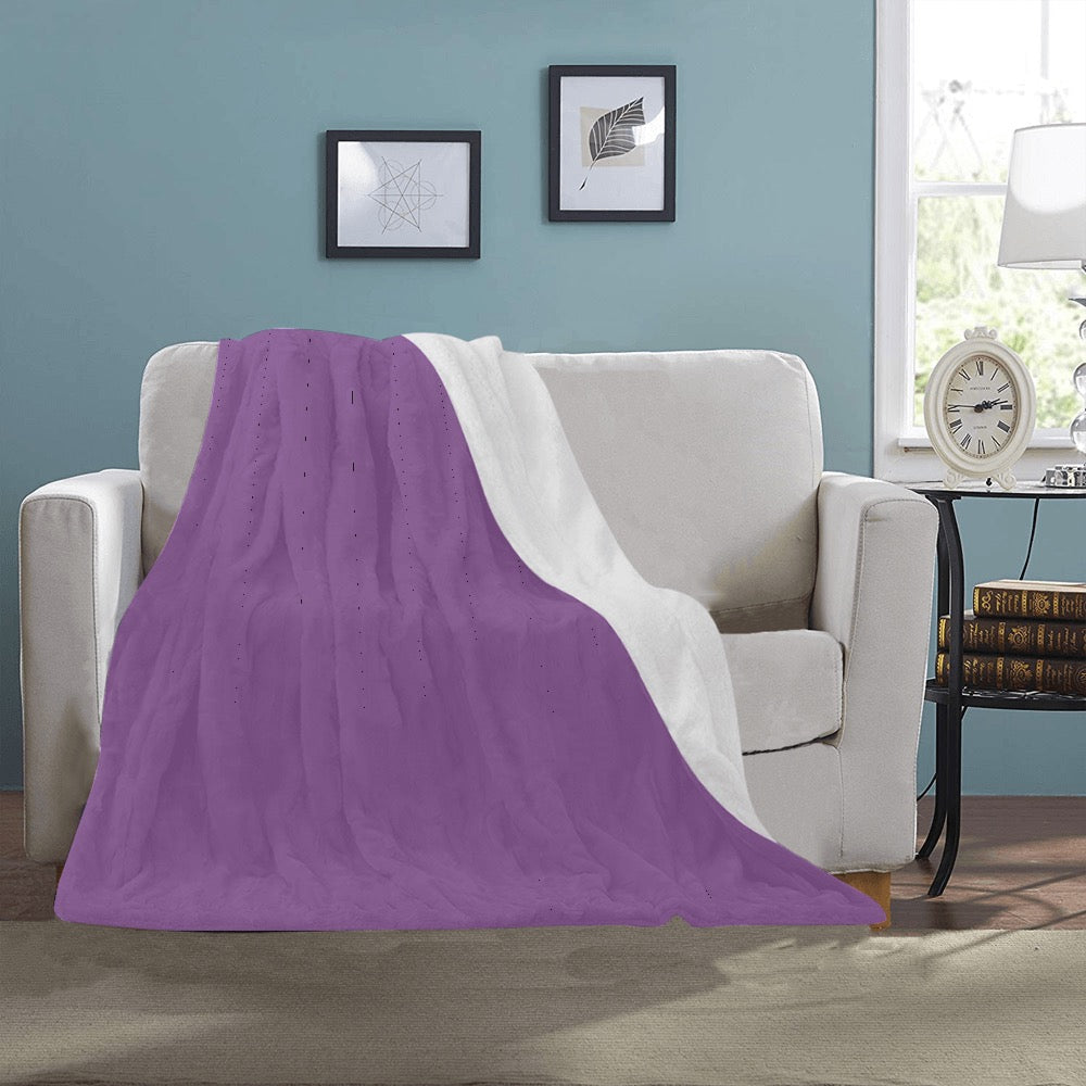 Purple Ultra-Soft Micro Fleece Blanket 40"x50"