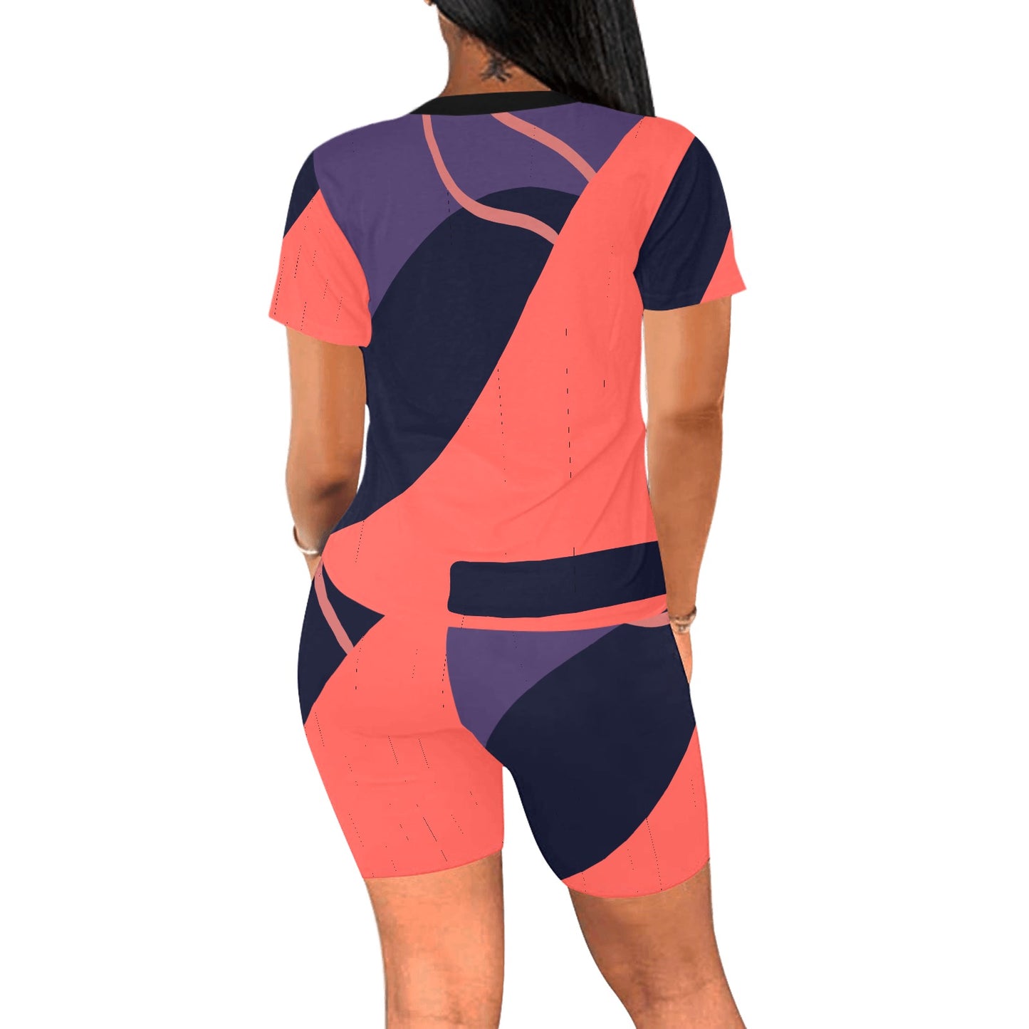 Orange You Women's Short Set